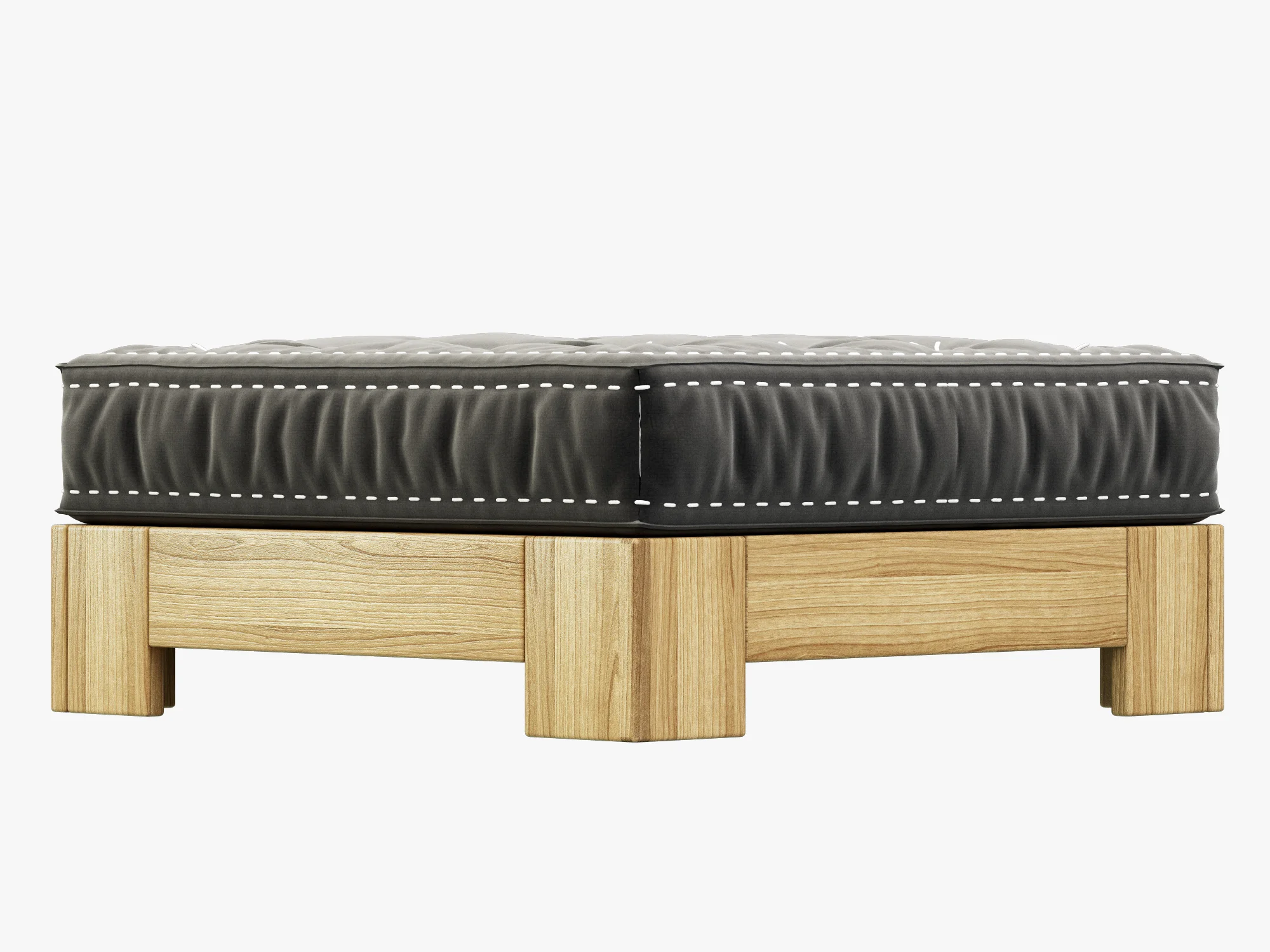 RH Teen Callum Ottoman — 3D model preview 5
