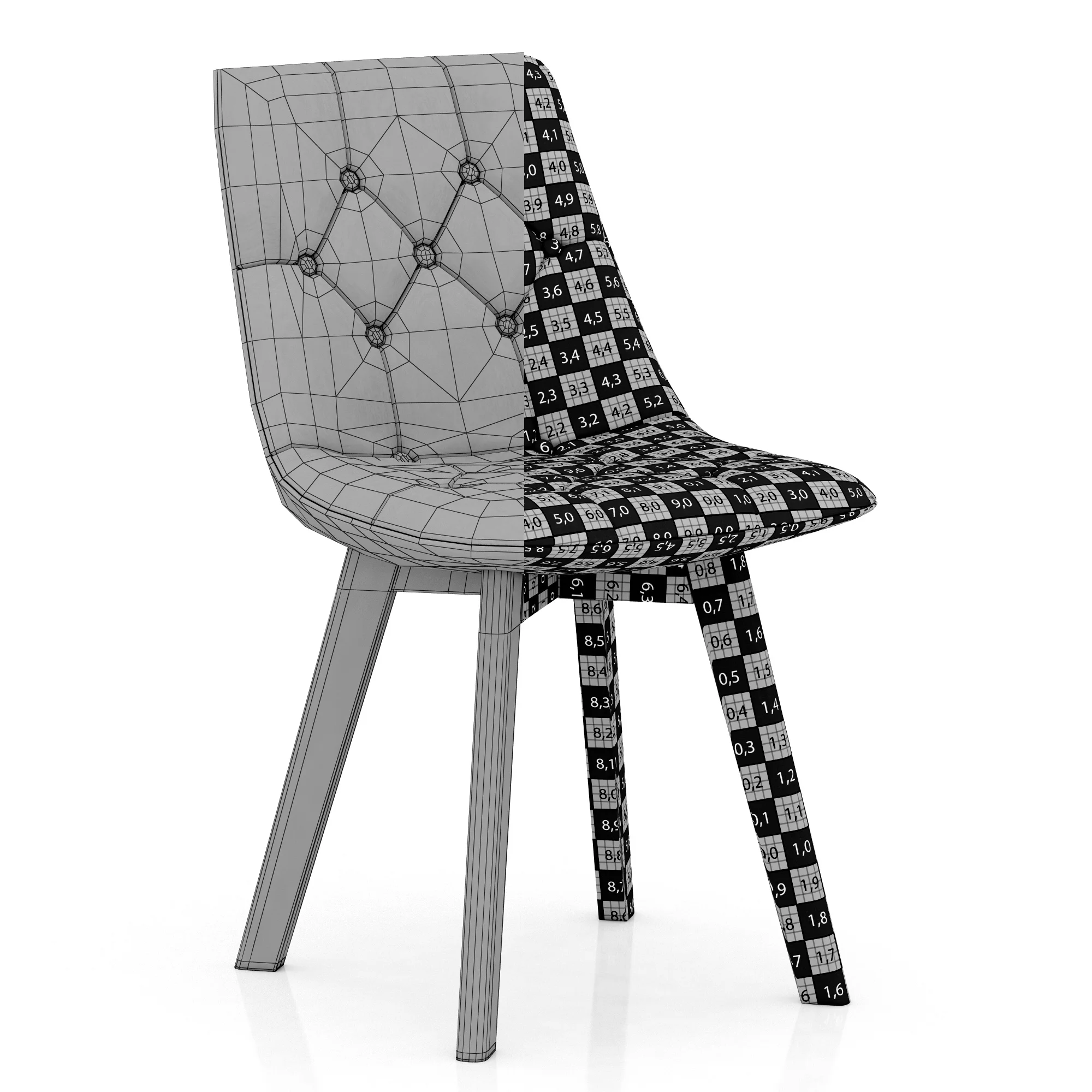 Milan Chair — 3D model preview 9