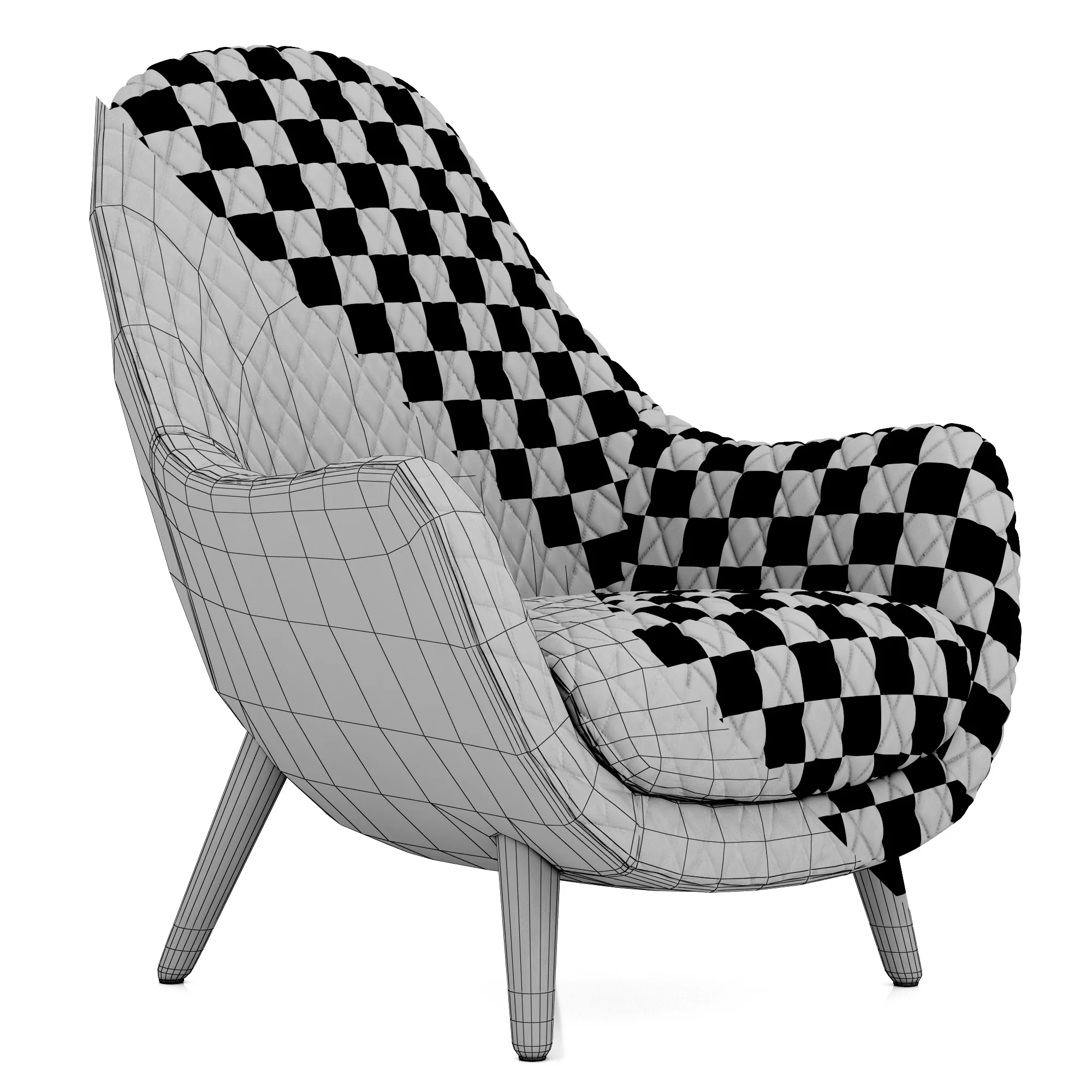 Poliform Mad King 2 — 3D model preview 2