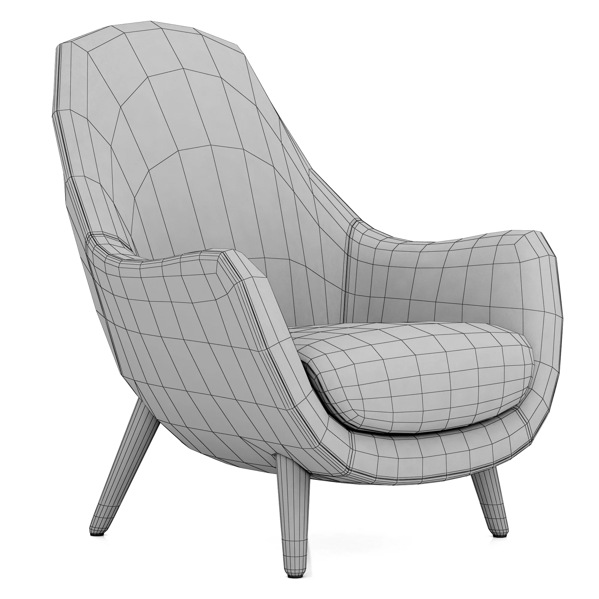 Poliform Mad King 2 — 3D model preview 16