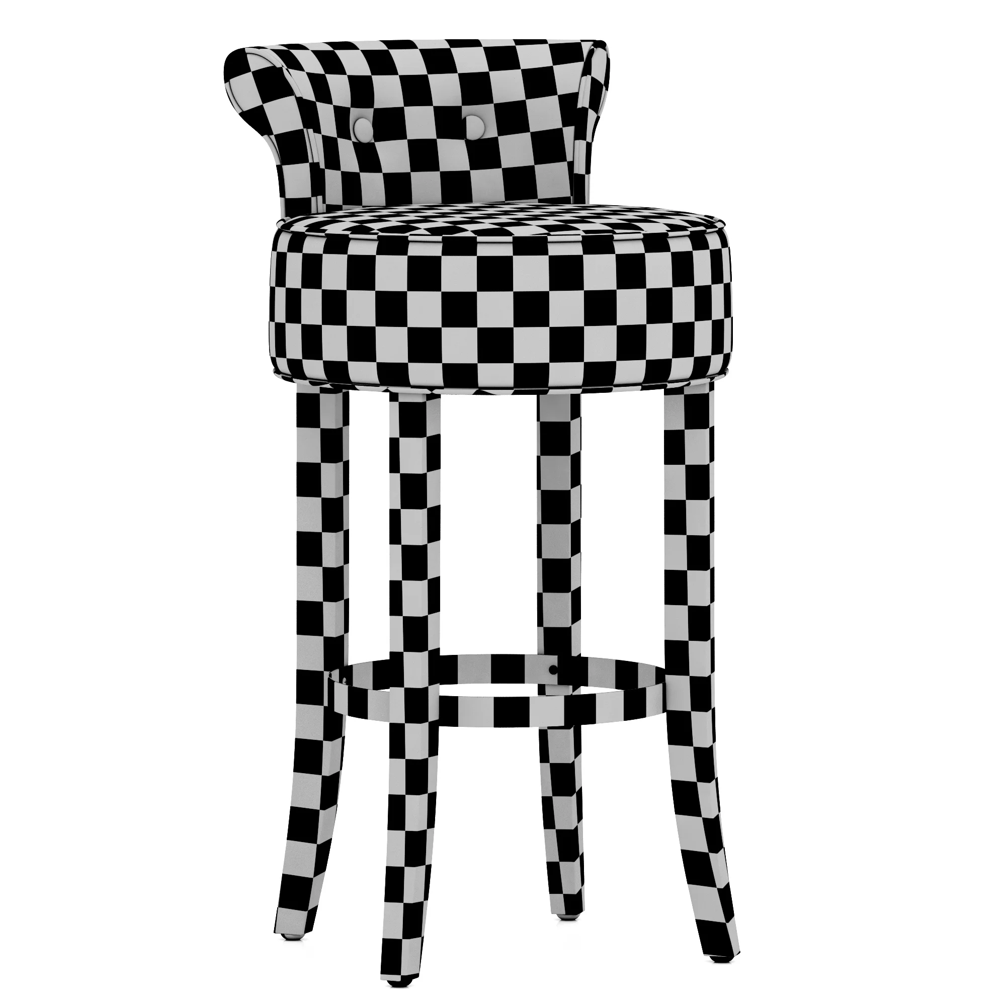 Eichholtz Bar Stool Sophia Loren — 3D model preview 11