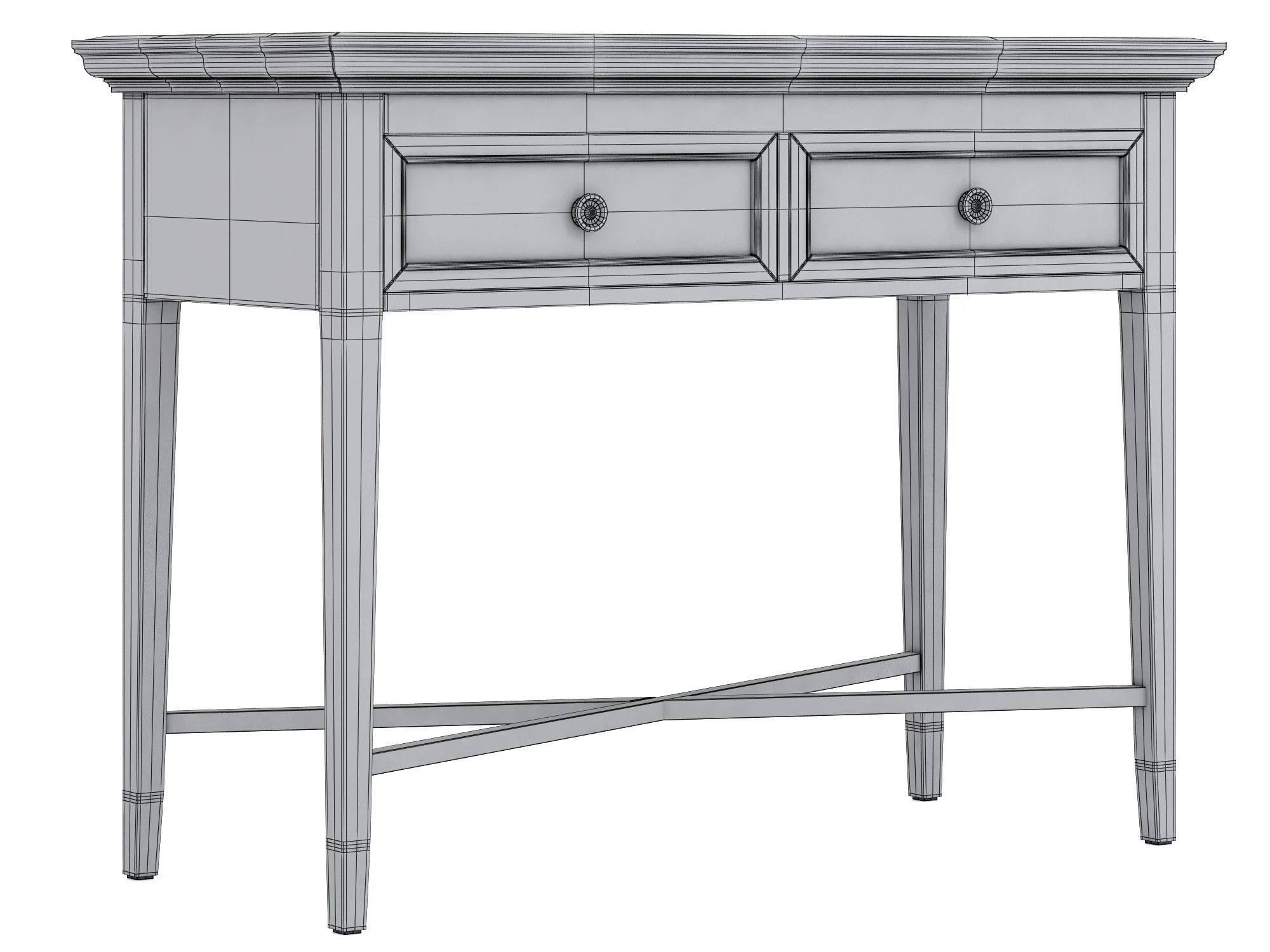 Dantone Home Stafford Small Console — 3D model preview 9