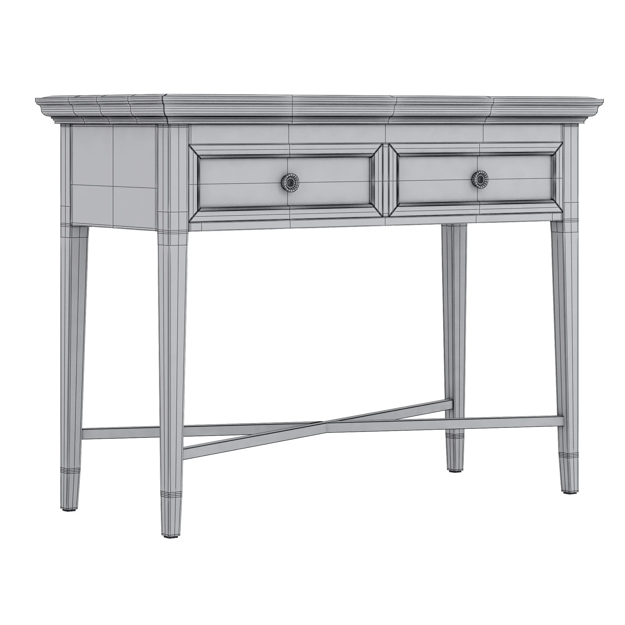 Dantone Home Stafford Small Console — 3D model preview 10