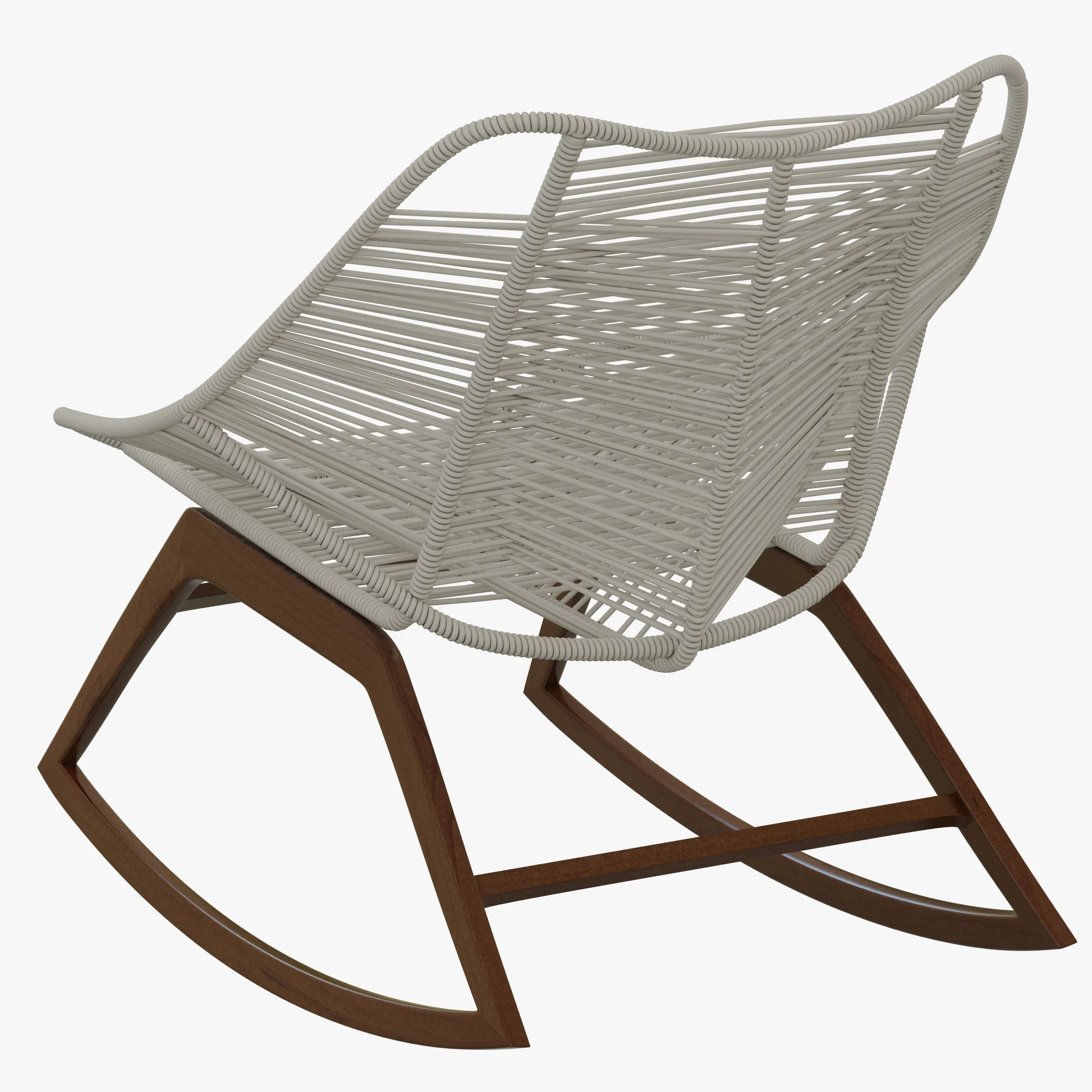 Roche Bobois Sessel WISHBONE — 3D model preview 4
