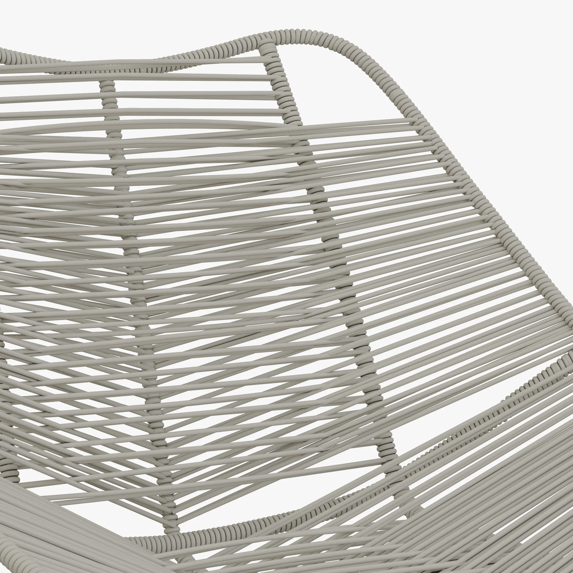 Roche Bobois Sessel WISHBONE — 3D model preview 5