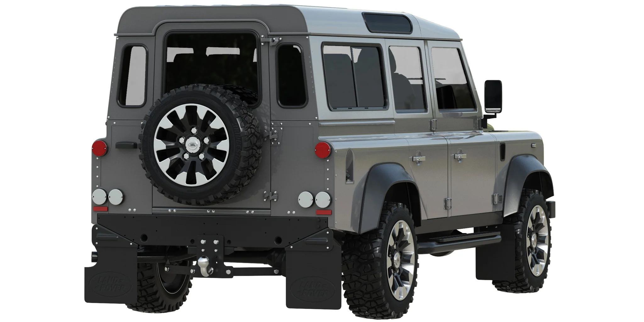 Land Rover Defender Works V8 4 Door 2018, 3D model preview 9