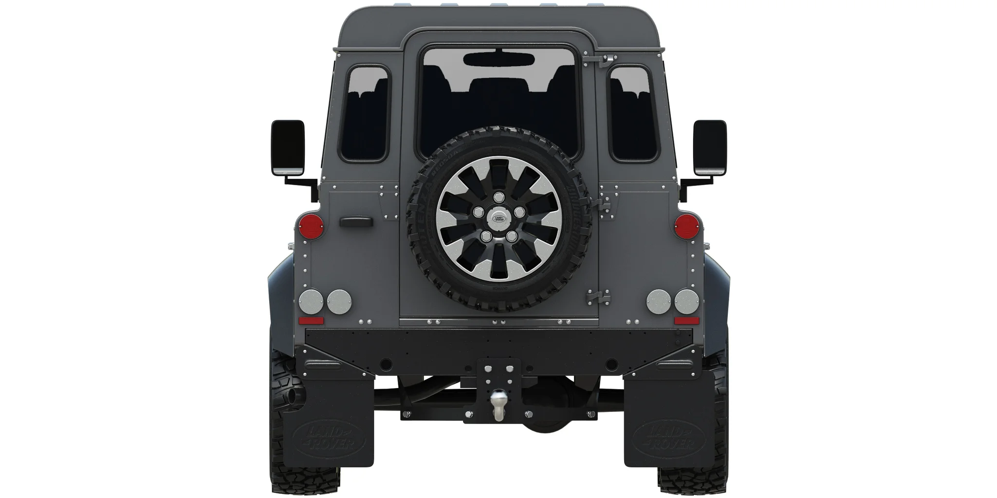 Land Rover Defender Works V8 4 Door 2018, 3D model preview 11