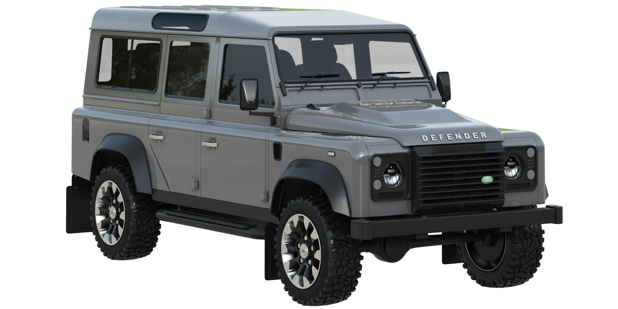 Land Rover Defender Works V8 4 Door 2018, 3D model preview 19