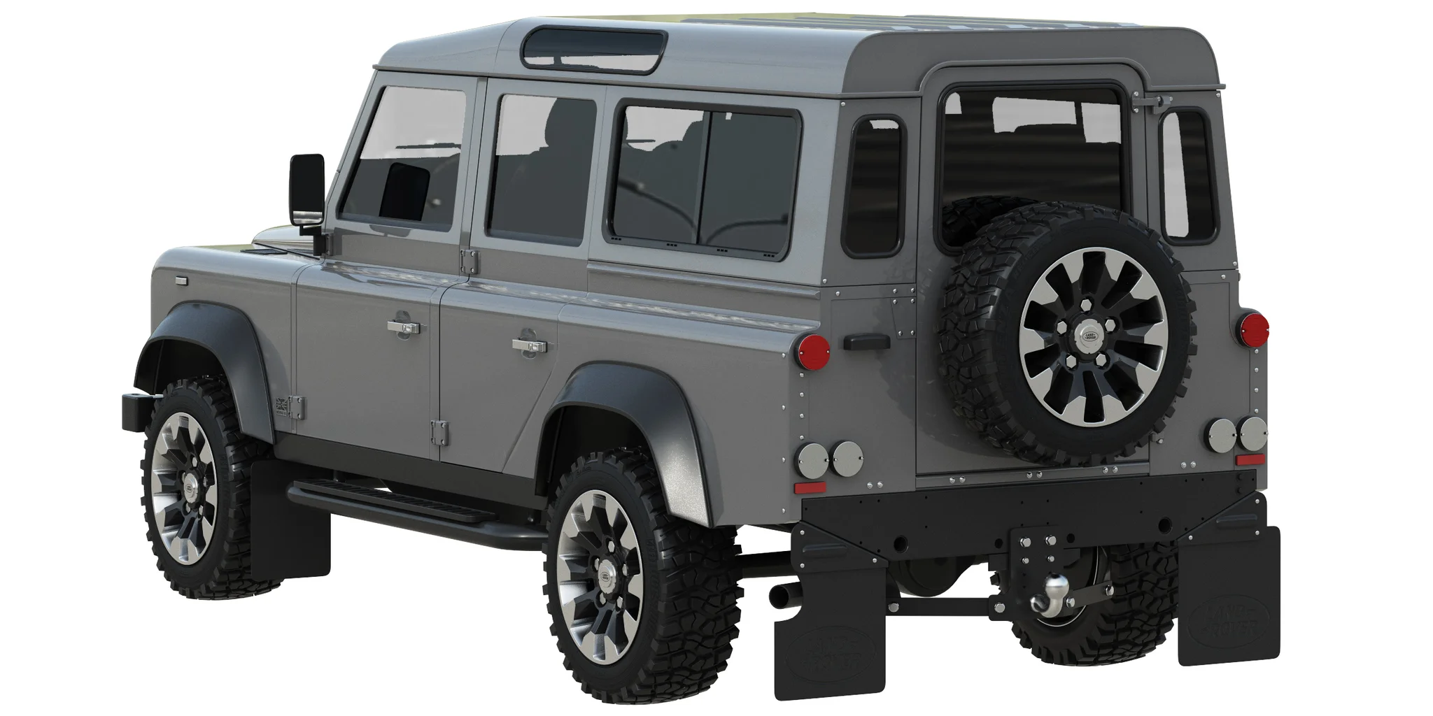 Land Rover Defender Works V8 4 Door 2018, 3D model preview 24
