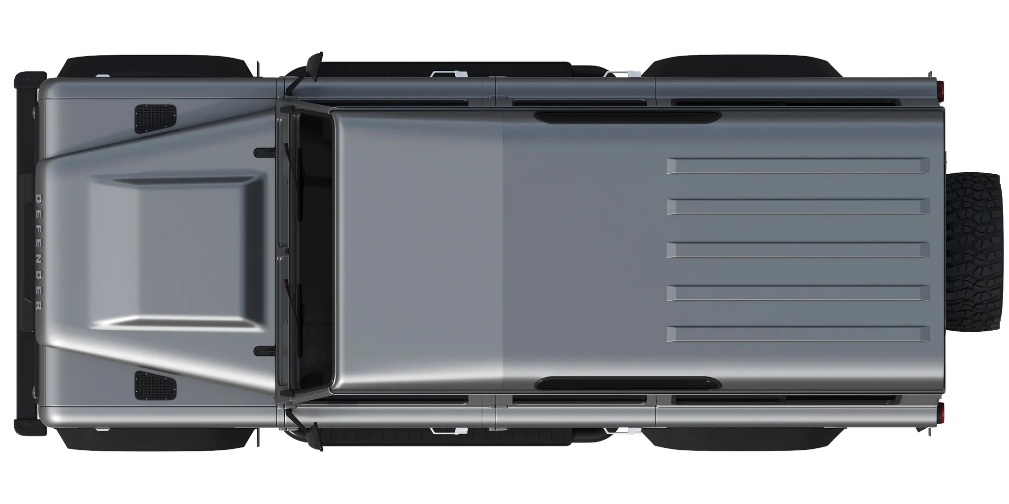 Land Rover Defender Works V8 4 Door 2018, 3D model preview 31