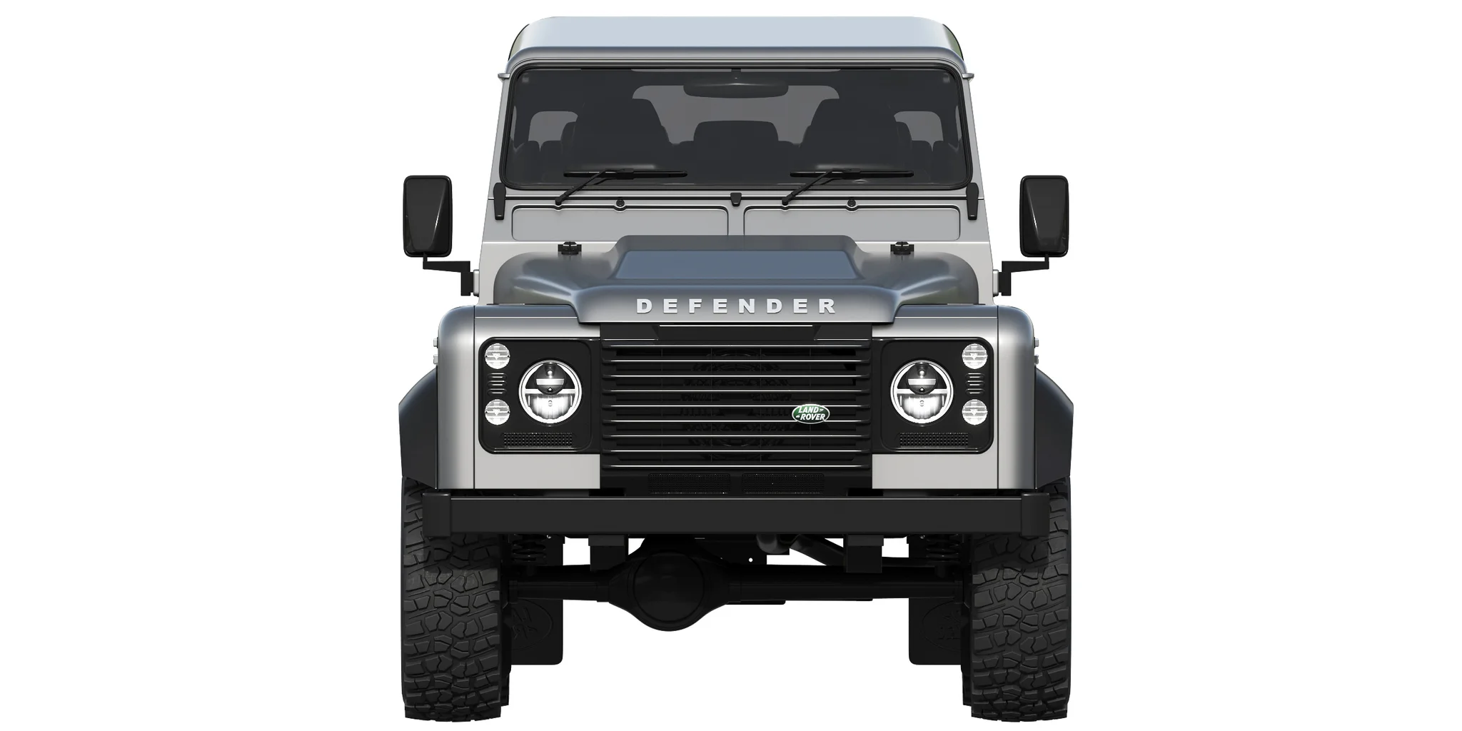 Land Rover Defender Works V8 4 Door 2018, 3D model preview 32