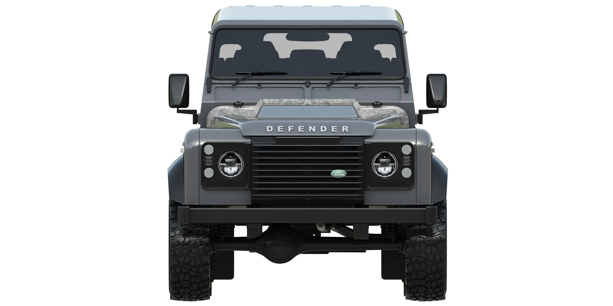 Land Rover Defender Works V8 4 Door 2018, 3D model preview 33