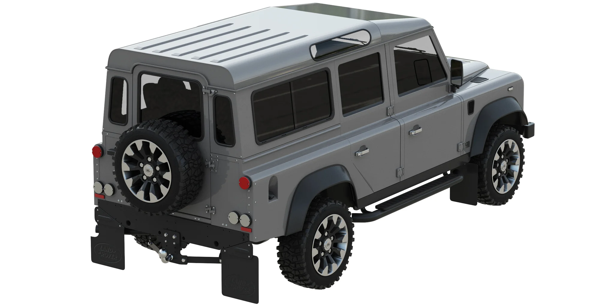 Land Rover Defender Works V8 4 Door 2018, 3D model preview 36