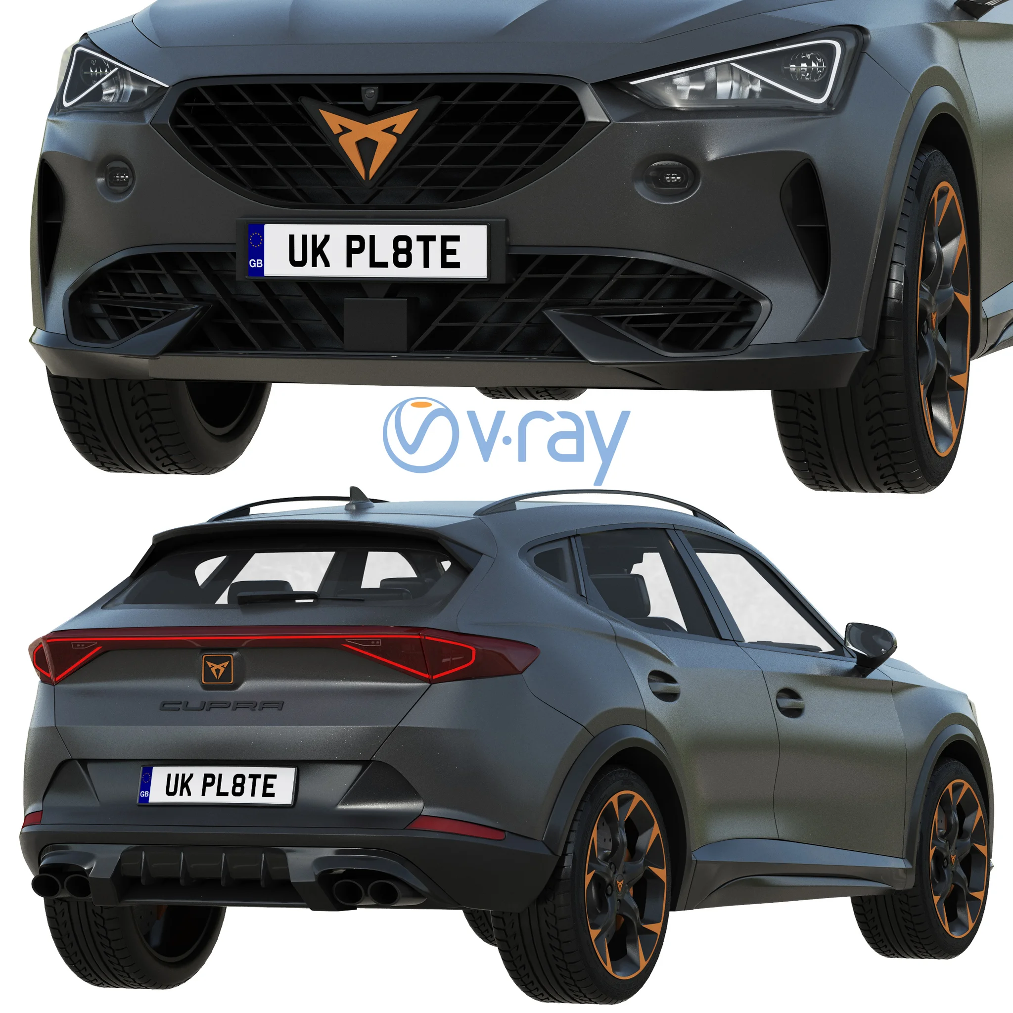 Cupra Formentor, 3D model preview 5