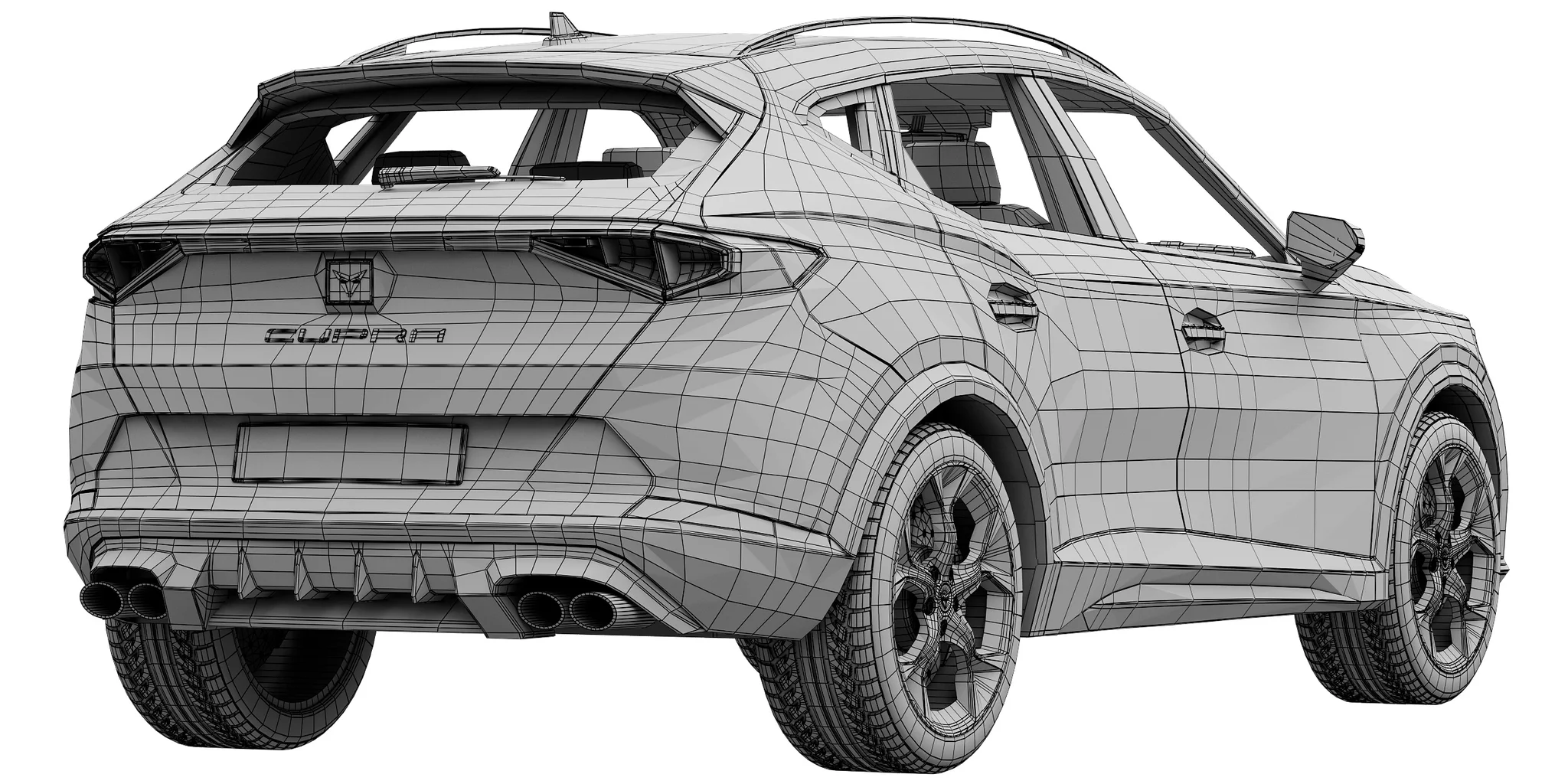 Cupra Formentor, 3D model preview 8