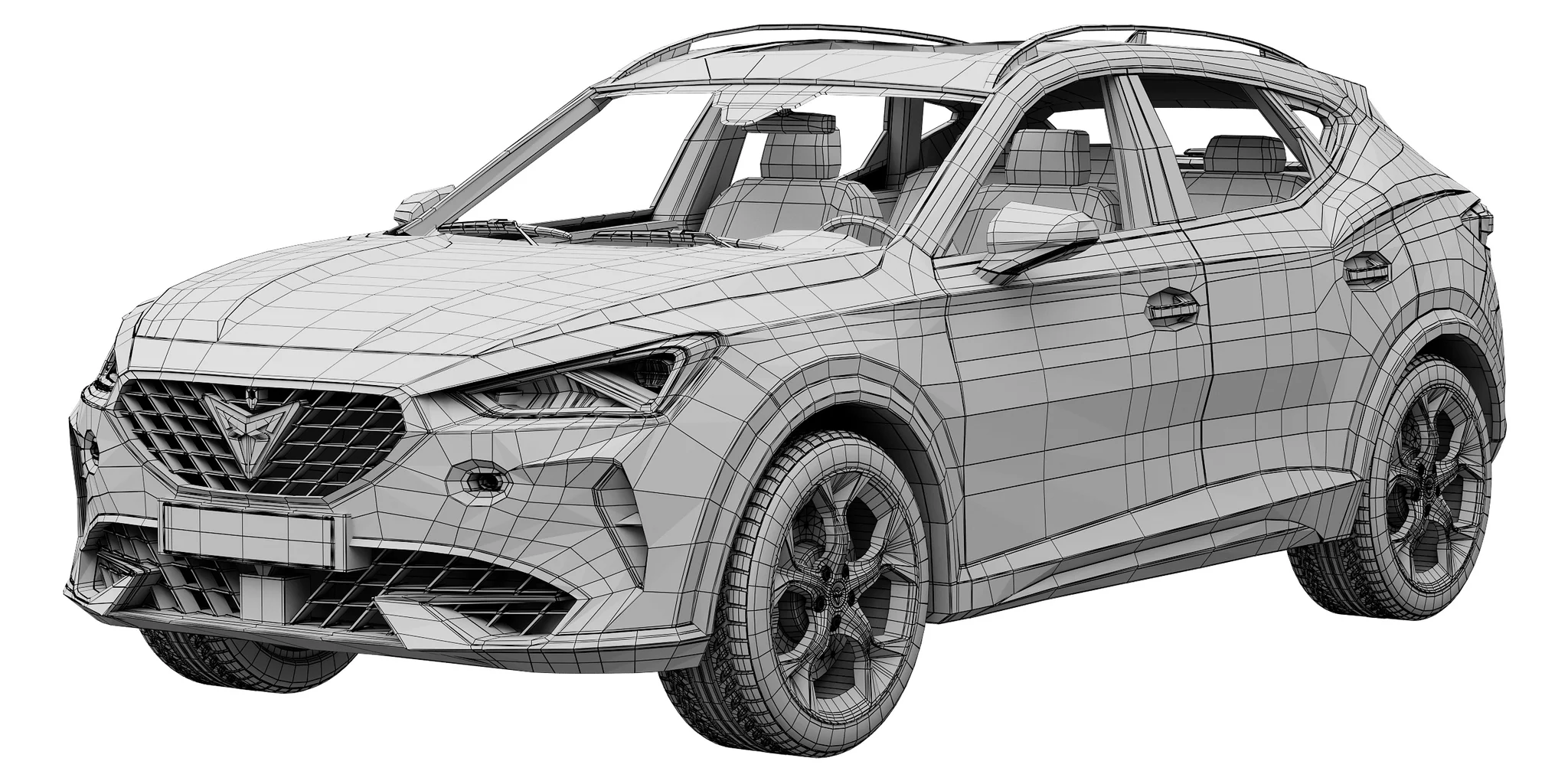 Cupra Formentor, 3D model preview 12