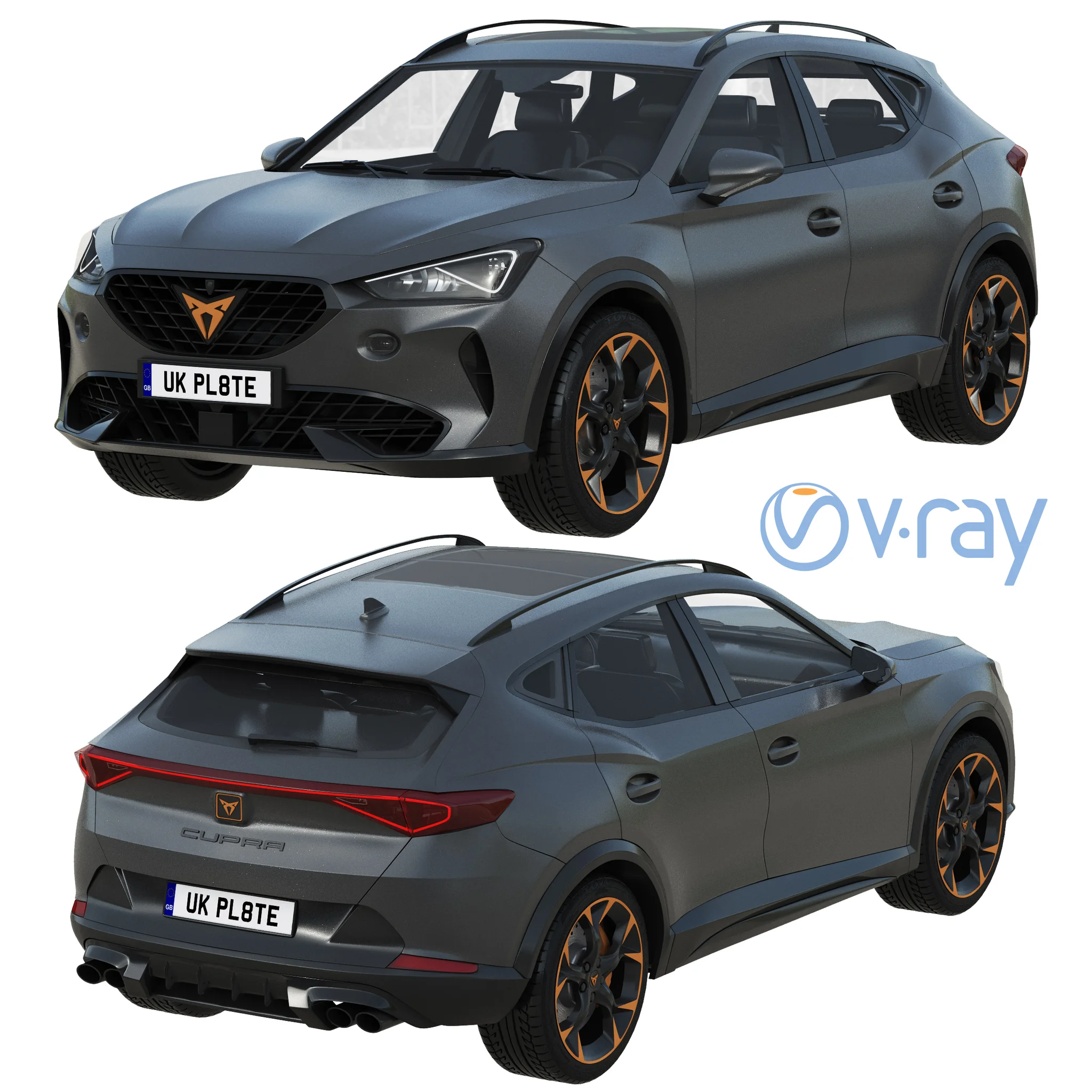 Cupra Formentor, 3D model preview 14