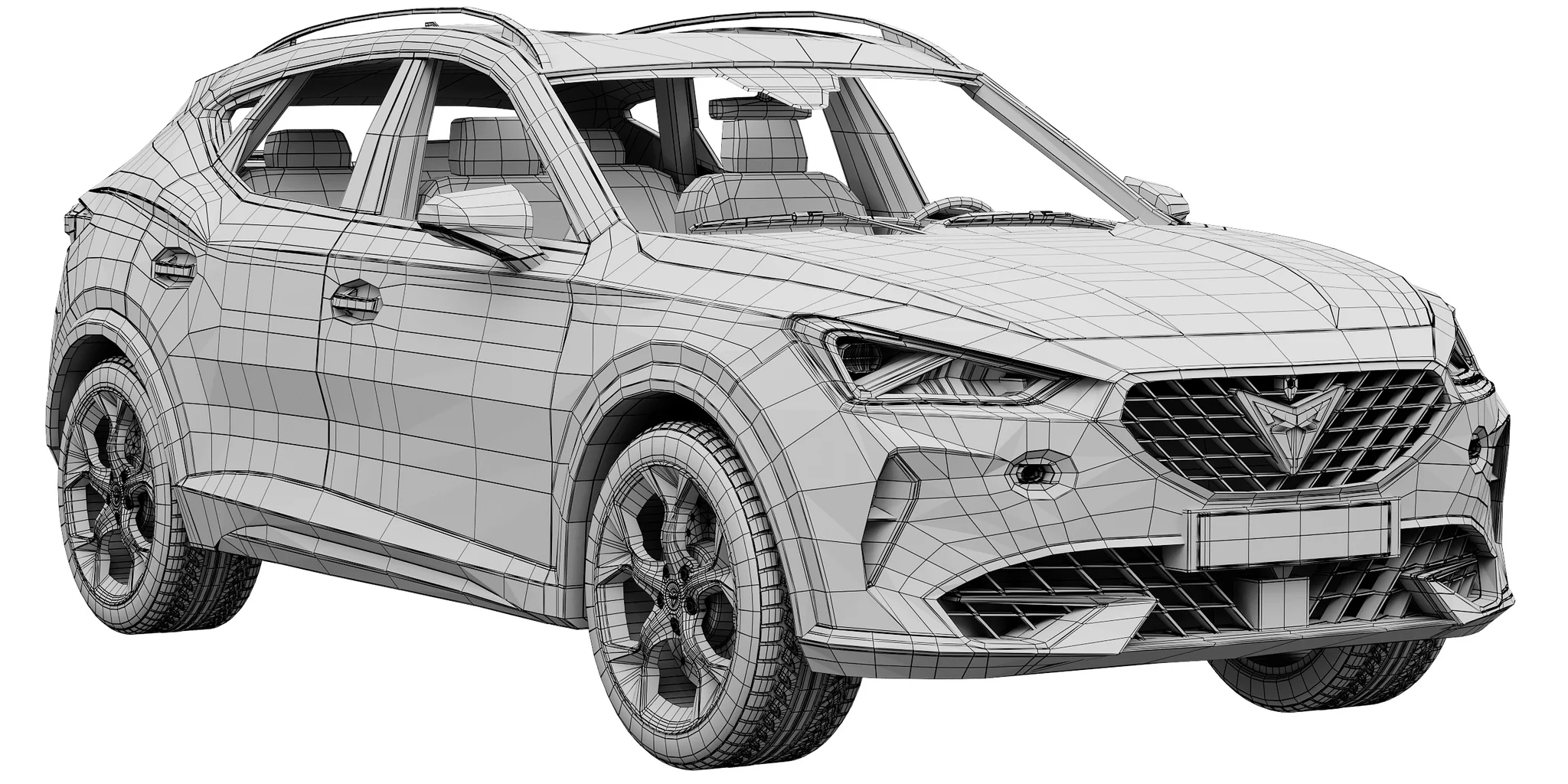 Cupra Formentor, 3D model preview 17
