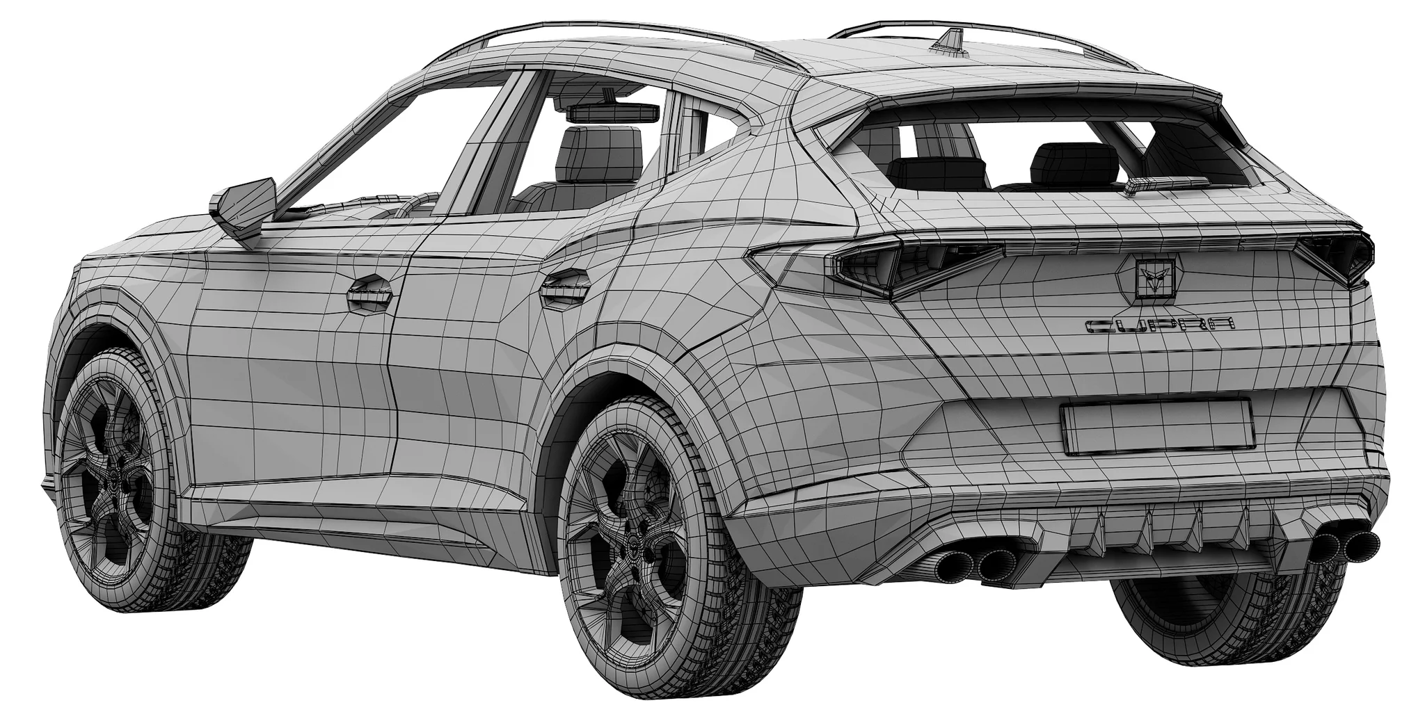 Cupra Formentor, 3D model preview 22