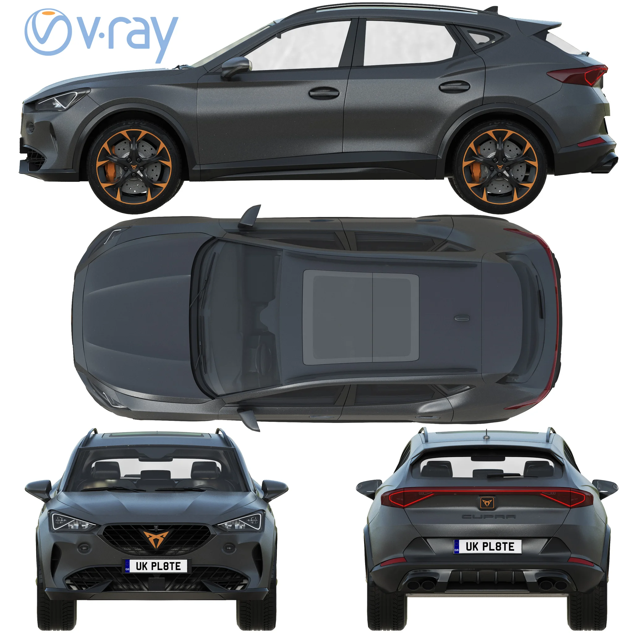 Cupra Formentor, 3D model preview 29