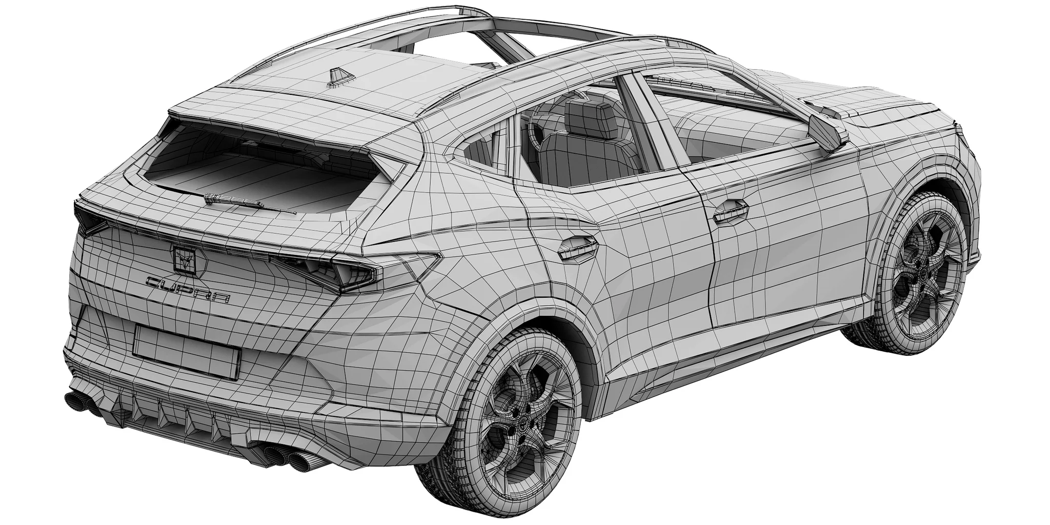 Cupra Formentor, 3D model preview 35