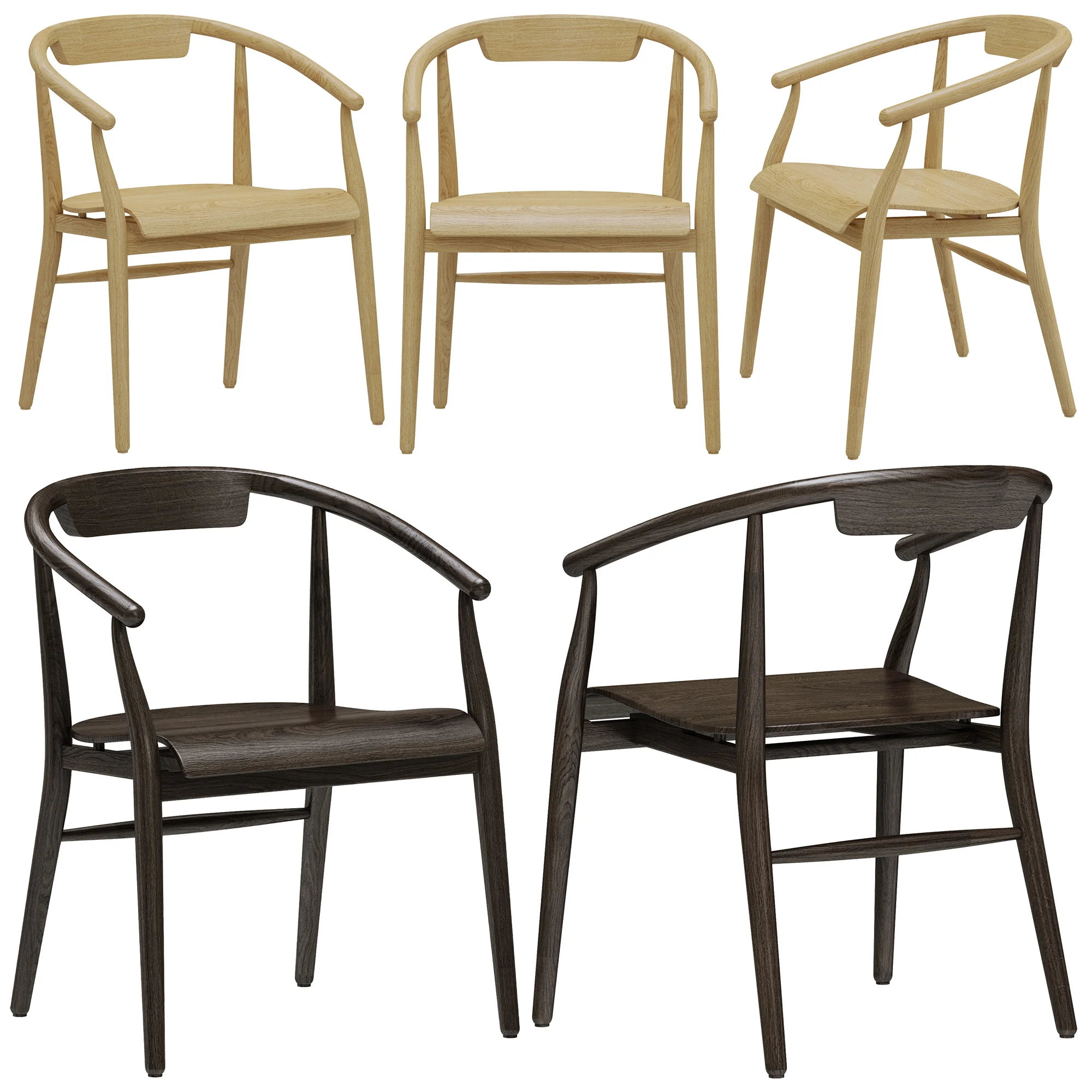 B&B Italia Jens Chair — 3D model preview 4