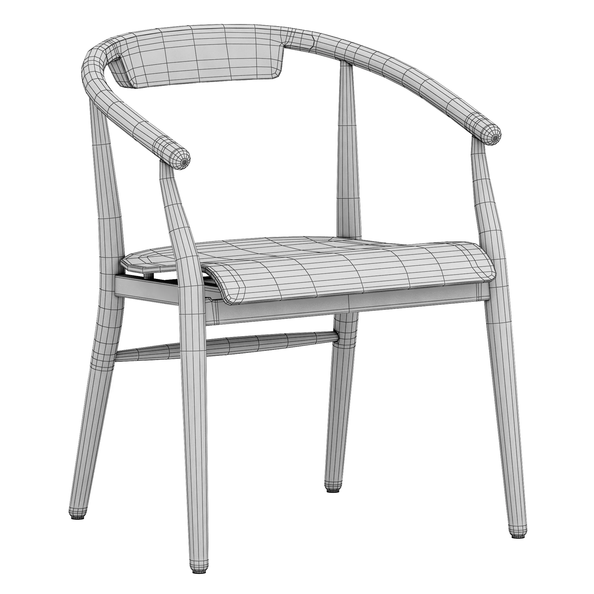 B&B Italia Jens Chair — 3D model preview 15