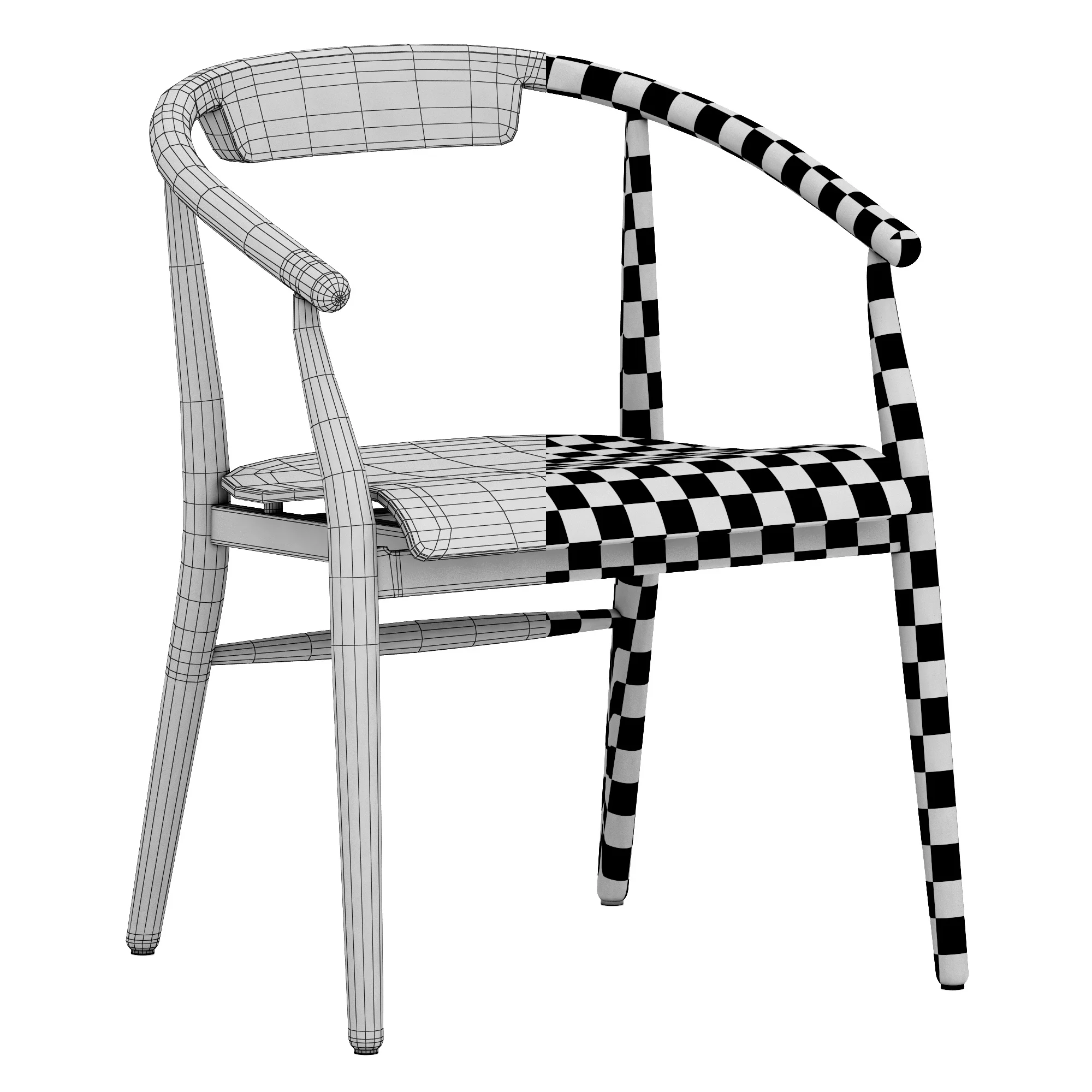 B&B Italia Jens Chair — 3D model preview 17
