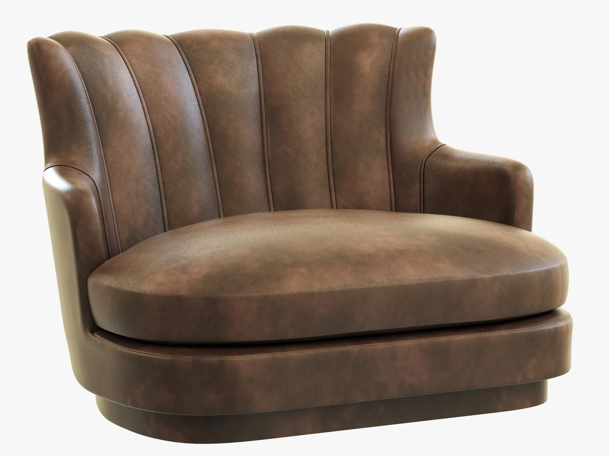 Brabbu Plum Single Sofa — 3D model preview 1