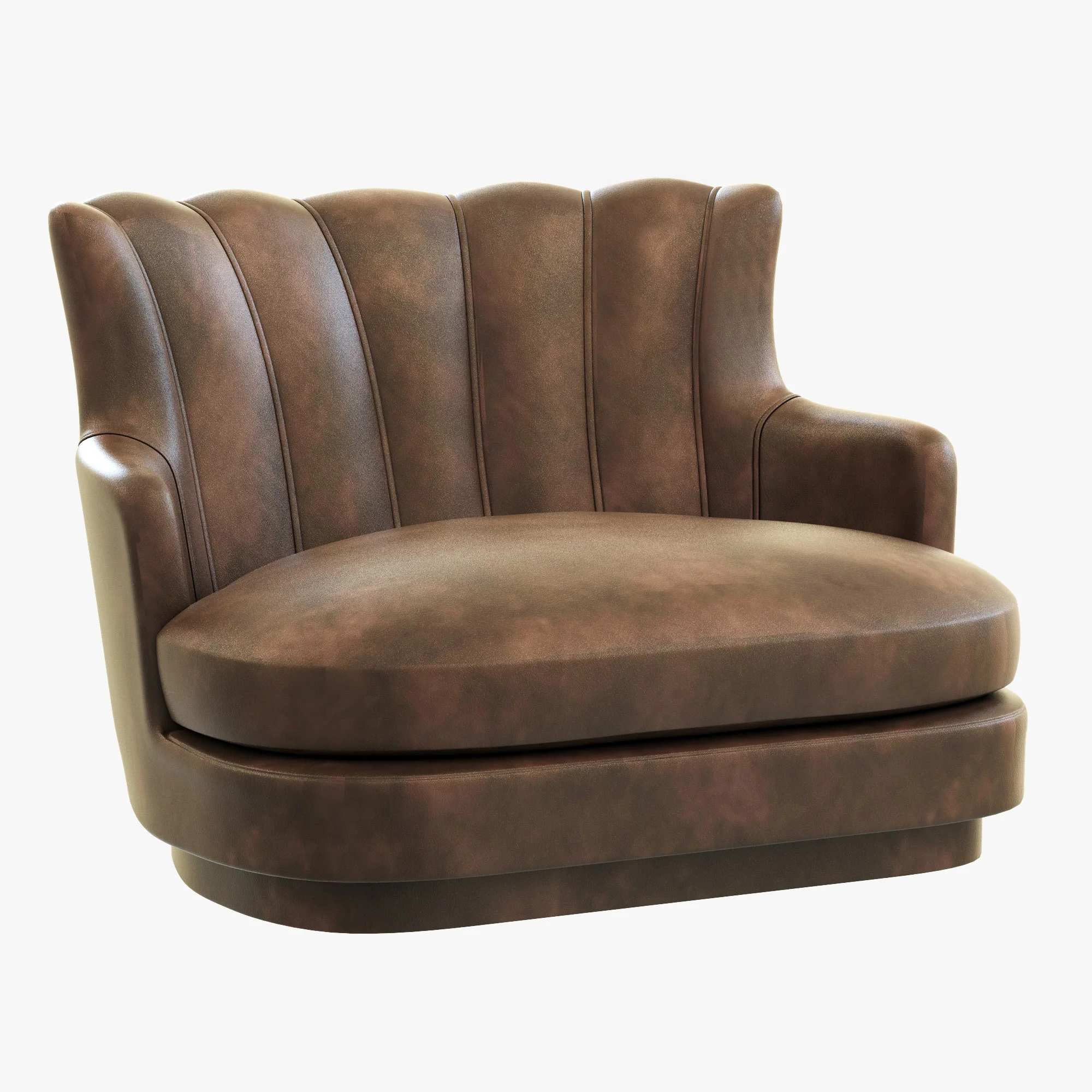 Brabbu Plum Single Sofa — 3D model preview 2