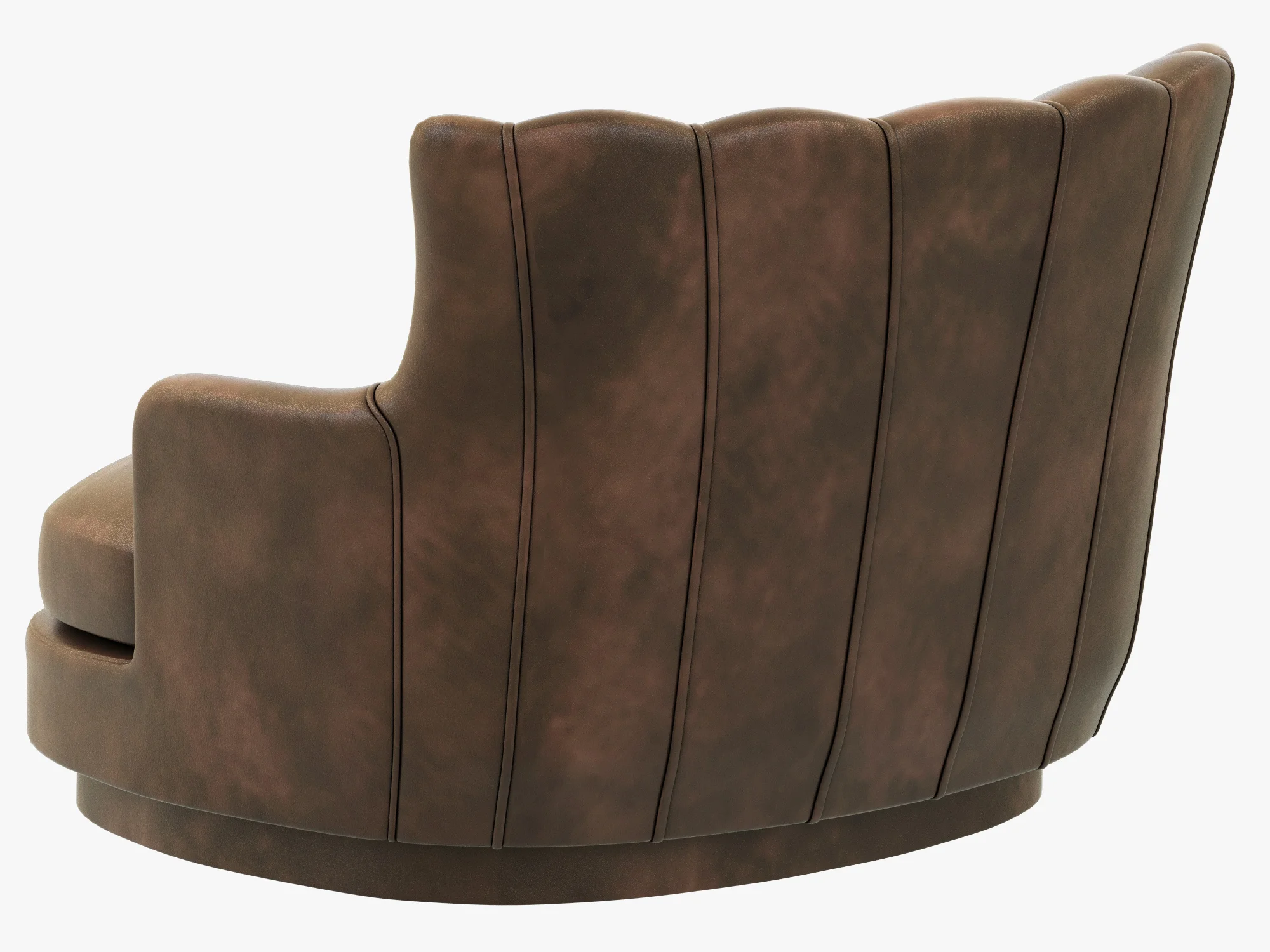 Brabbu Plum Single Sofa — 3D model preview 7