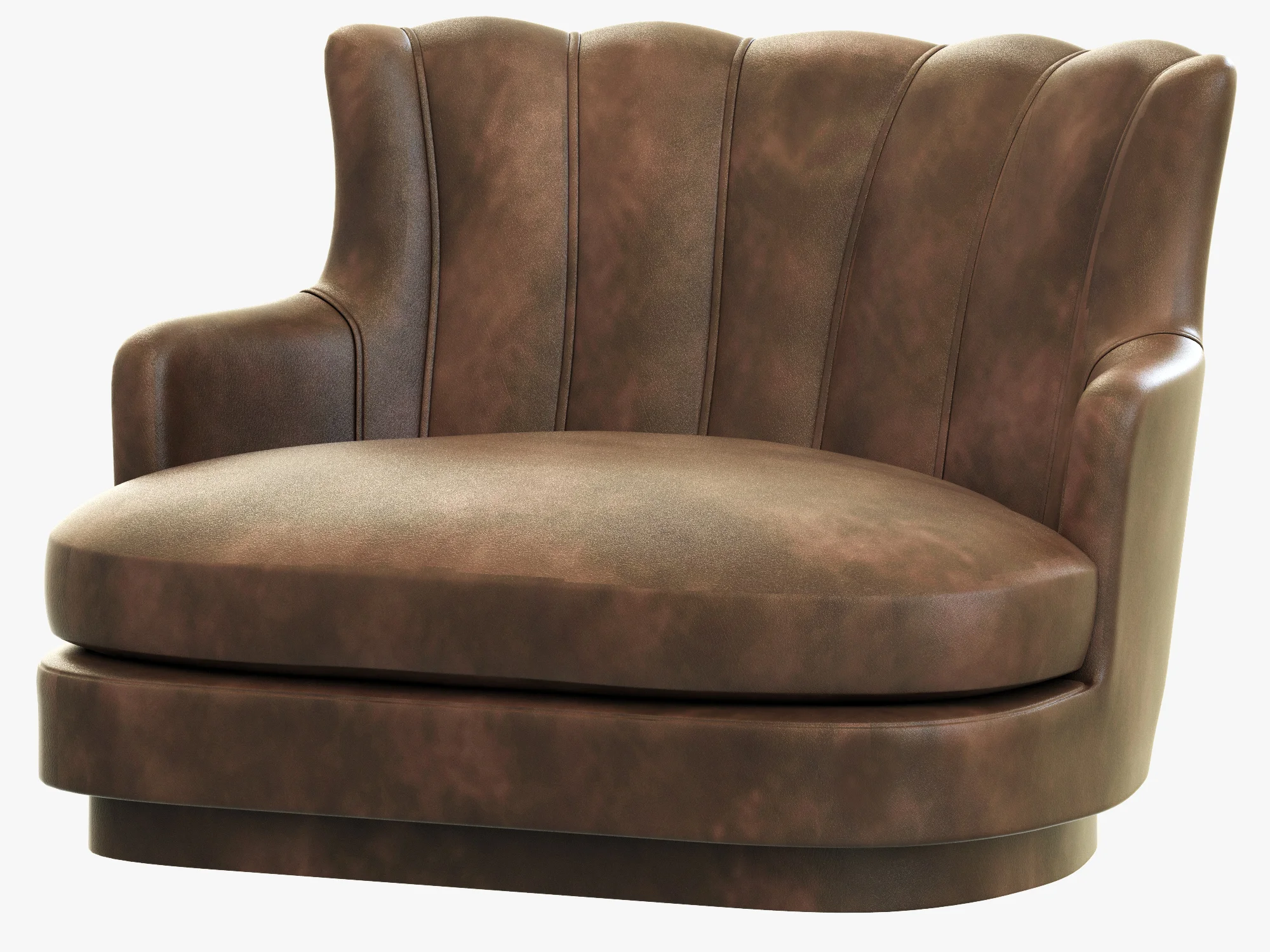 Brabbu Plum Single Sofa — 3D model preview 11