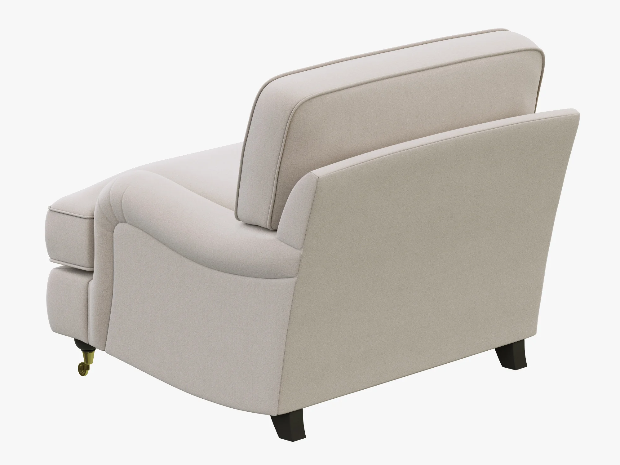 Restoration Hardware English Roll Arm Upholstered Chair — 3D model preview 7