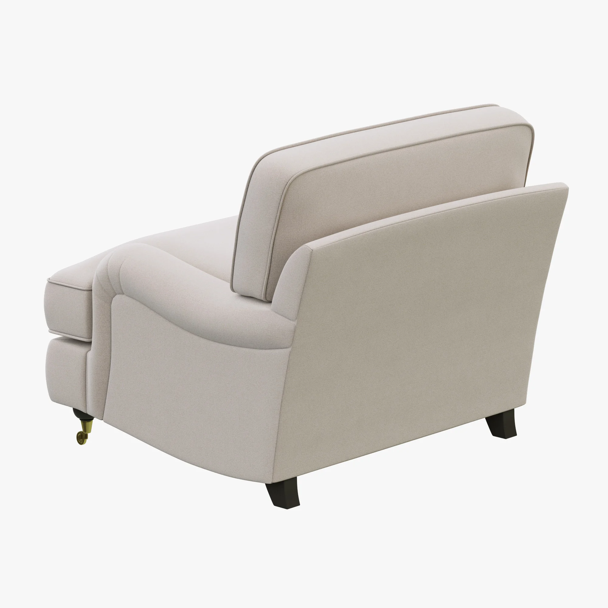 Restoration Hardware English Roll Arm Upholstered Chair — 3D model preview 8
