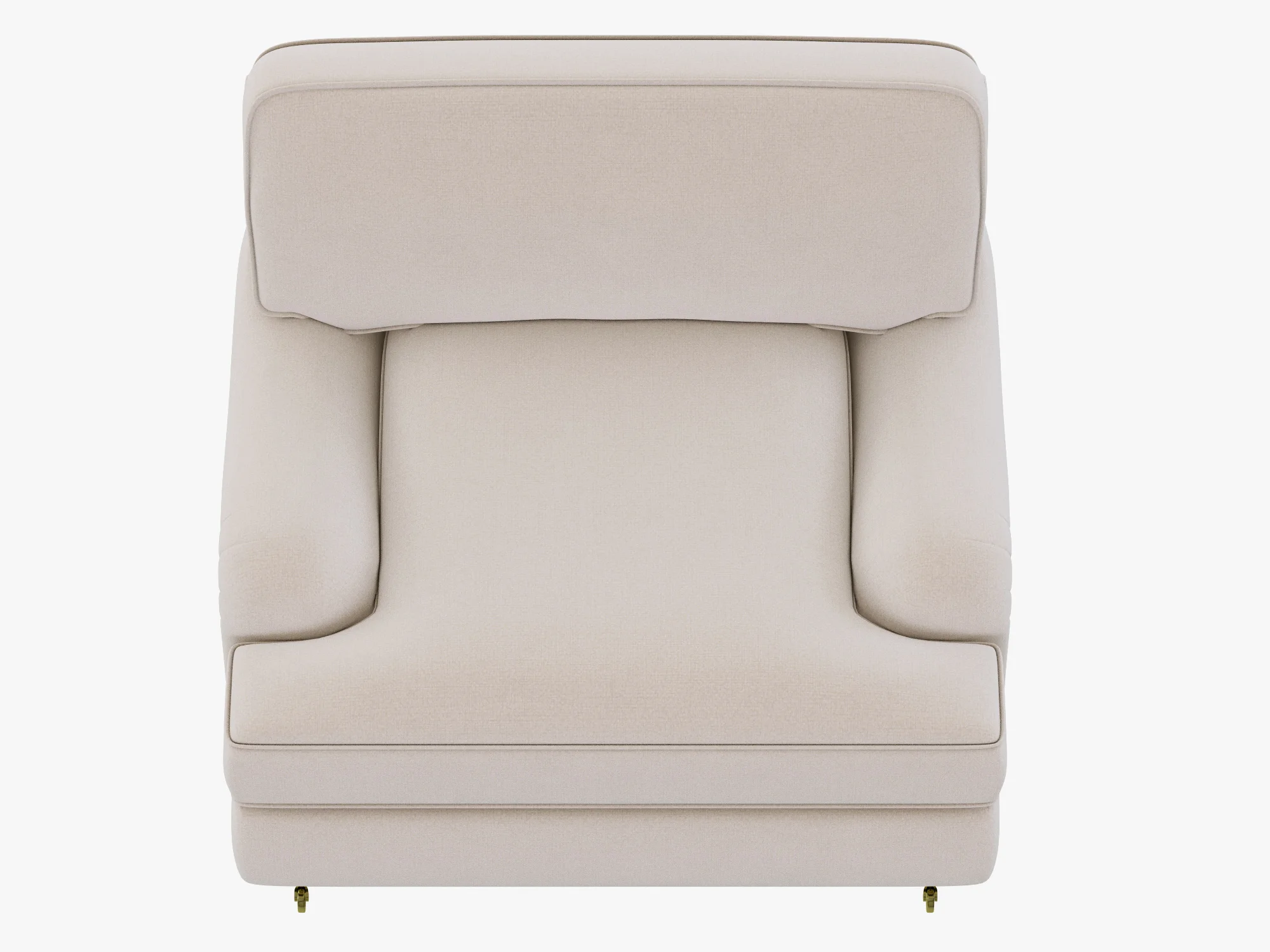 Restoration Hardware English Roll Arm Upholstered Chair — 3D model preview 12