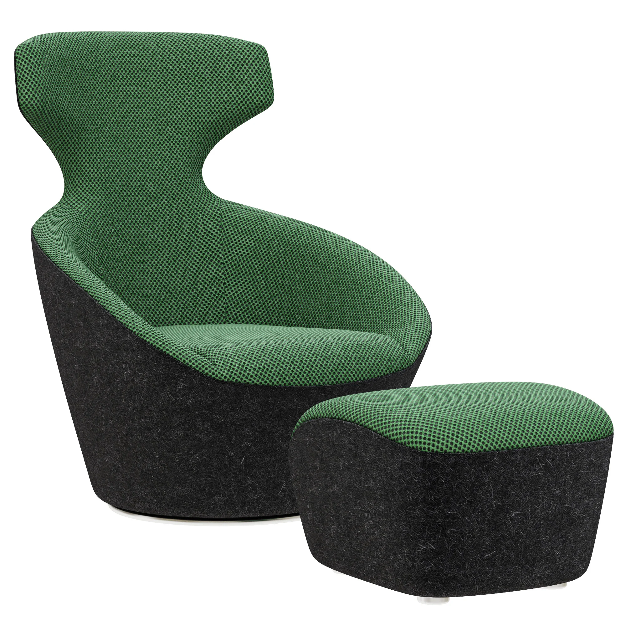 Roche Bobois EDITO LOUNGE PIVOTING ARMCHAIR — 3D model preview 1