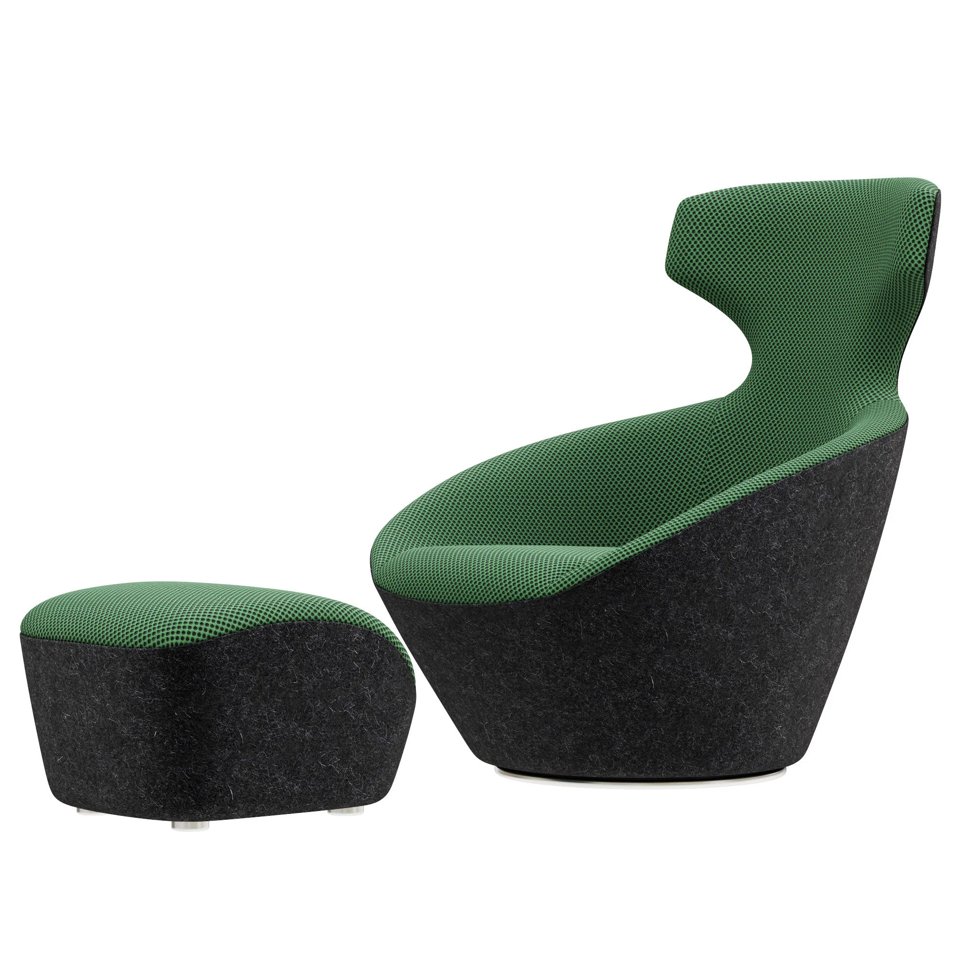 Roche Bobois EDITO LOUNGE PIVOTING ARMCHAIR — 3D model preview 3