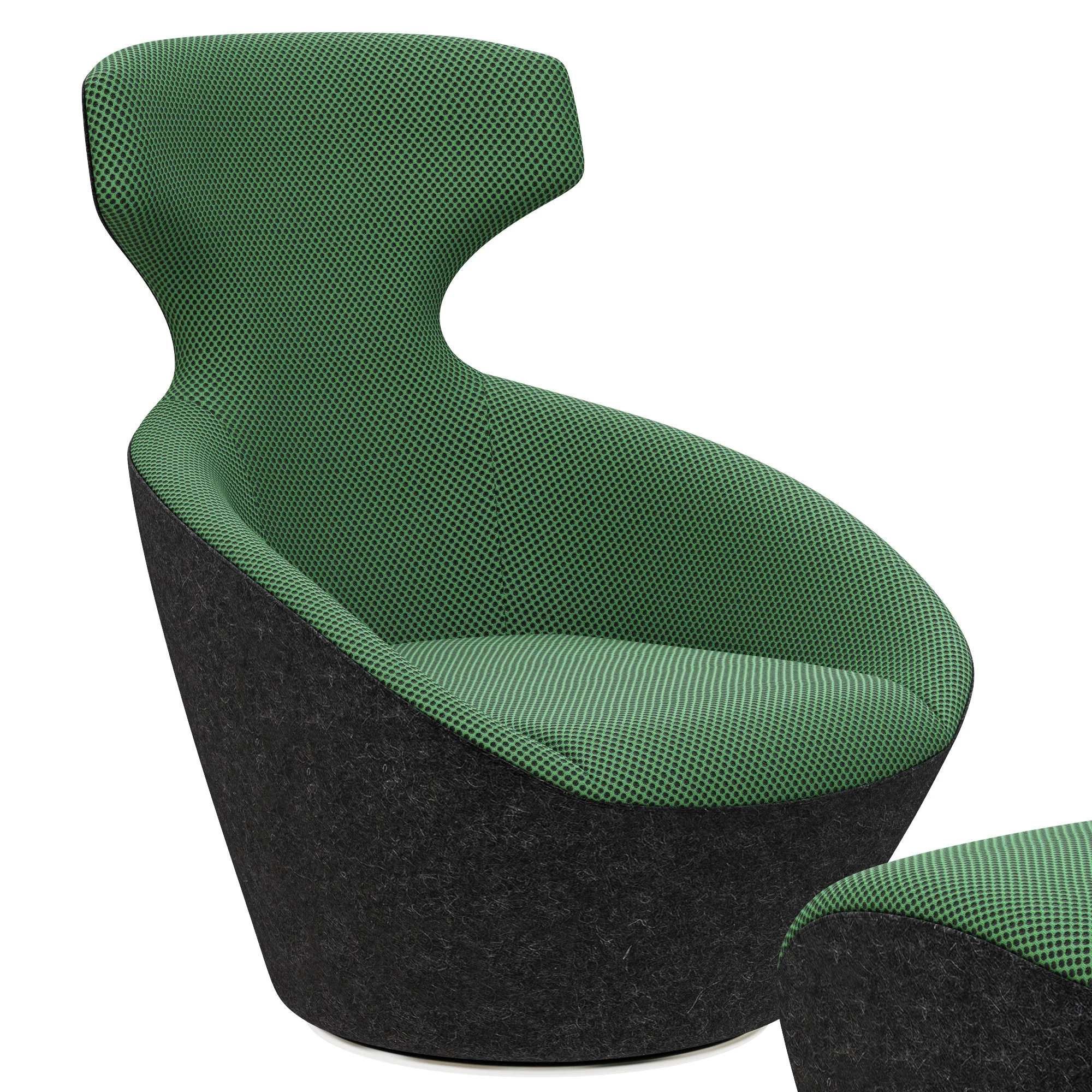 Roche Bobois EDITO LOUNGE PIVOTING ARMCHAIR — 3D model preview 4