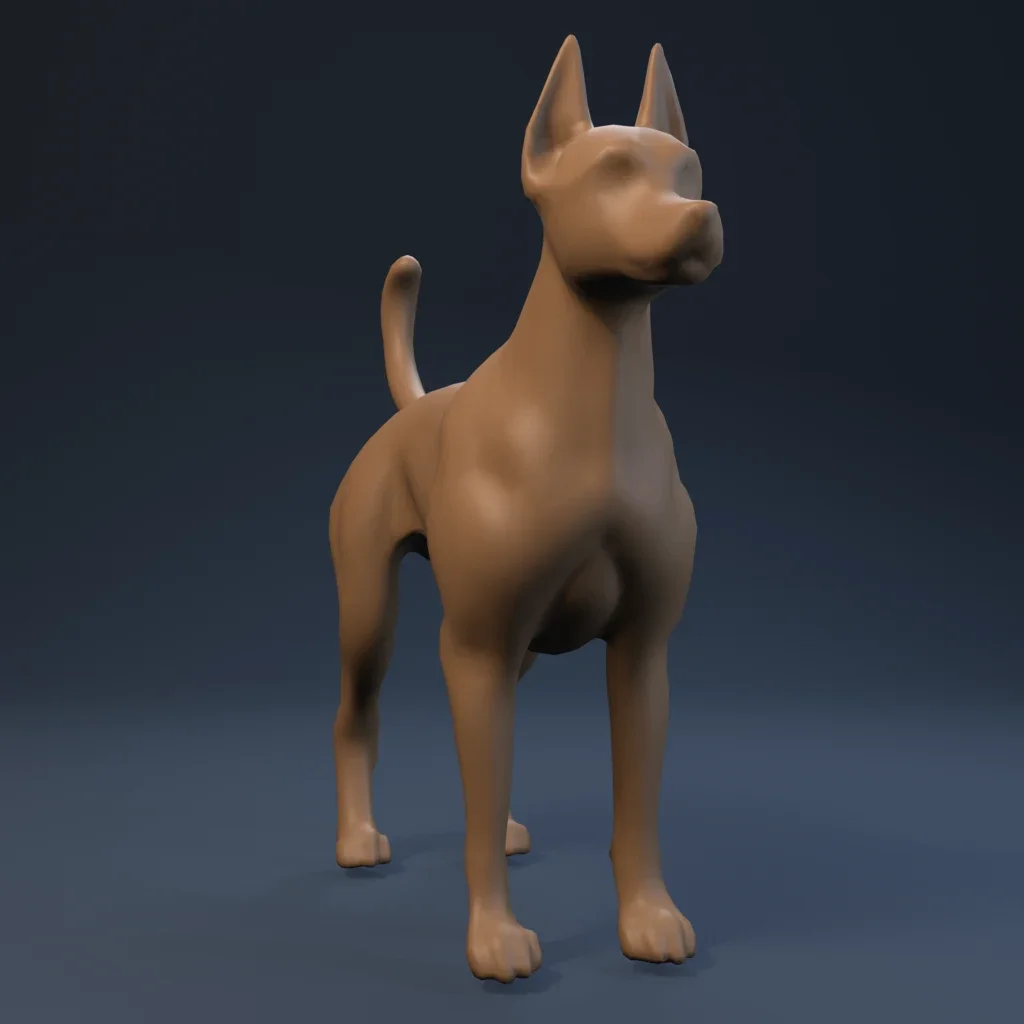 Dog Basemesh 09