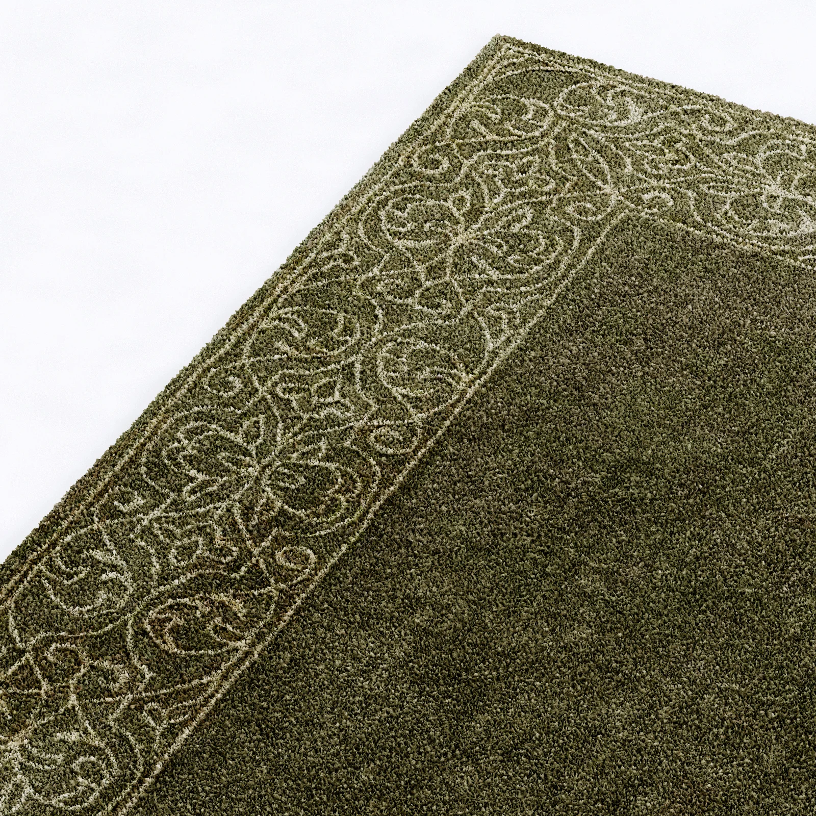 Restoration Hardware Sevilla Floral Border Rug — 3D model preview 5