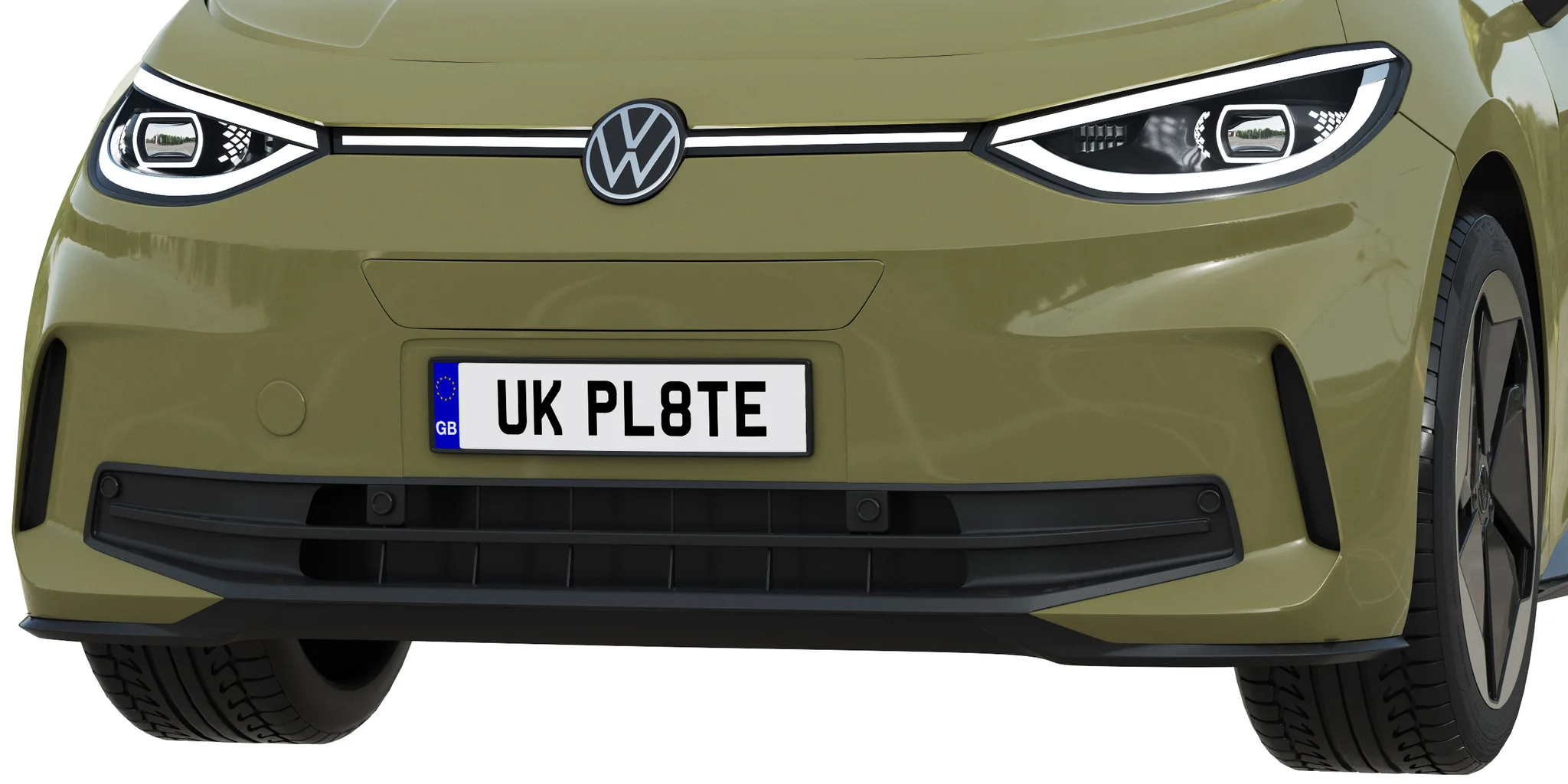 Volkswagen ID3 2024, 3D model preview 4