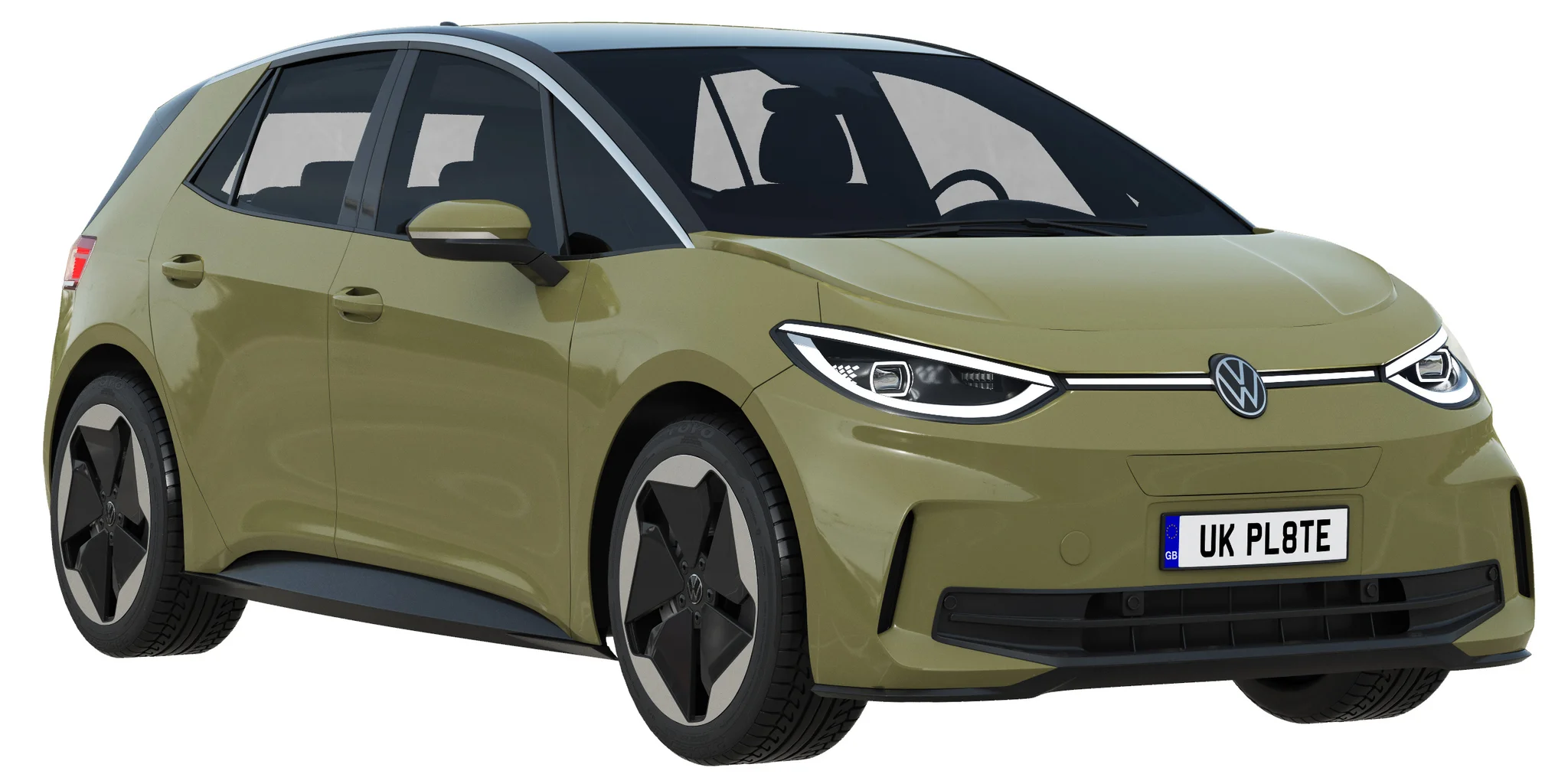 Volkswagen ID3 2024, 3D model preview 19