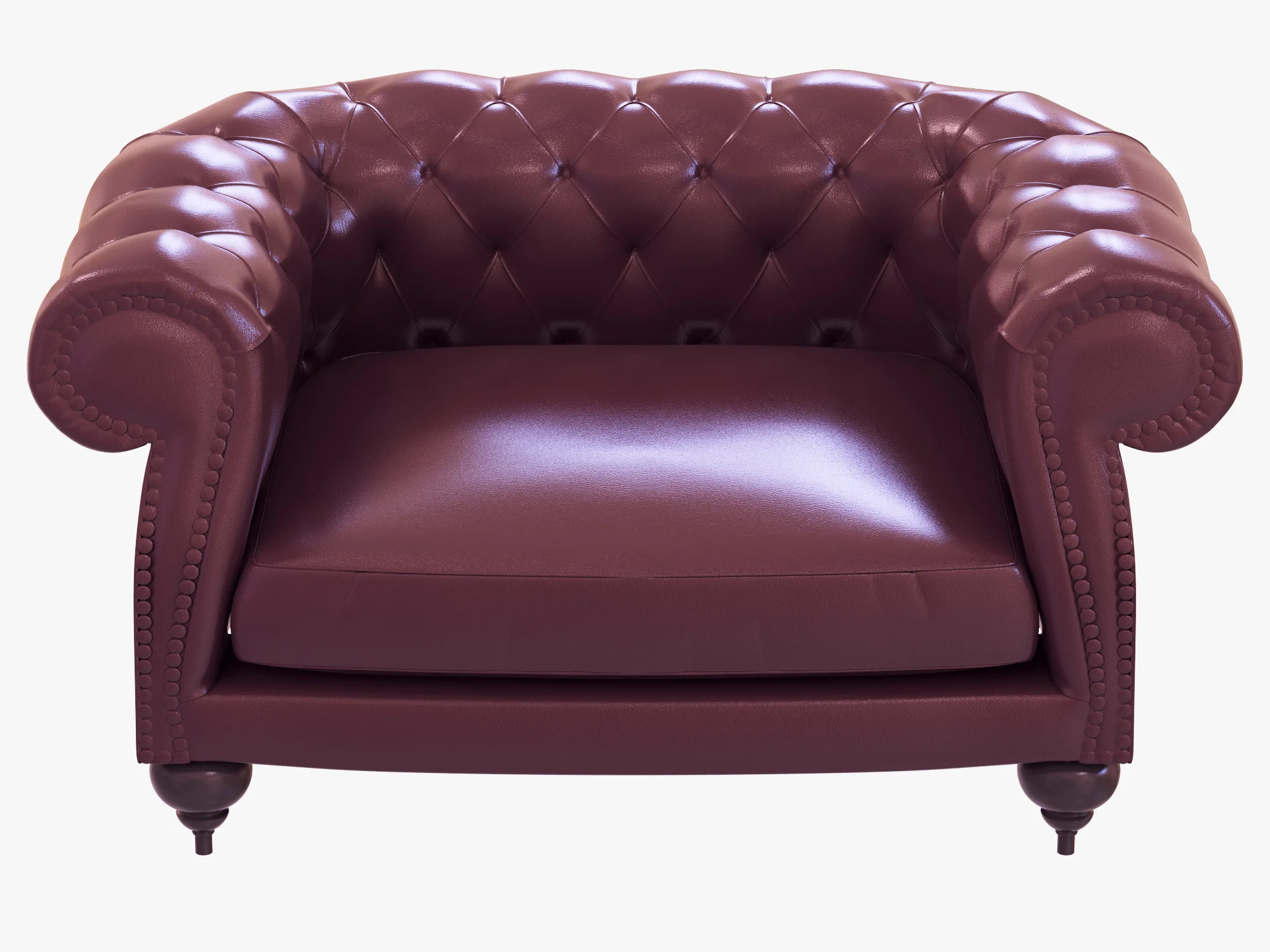Baxter Diana Chester Armchair — 3D model preview 5