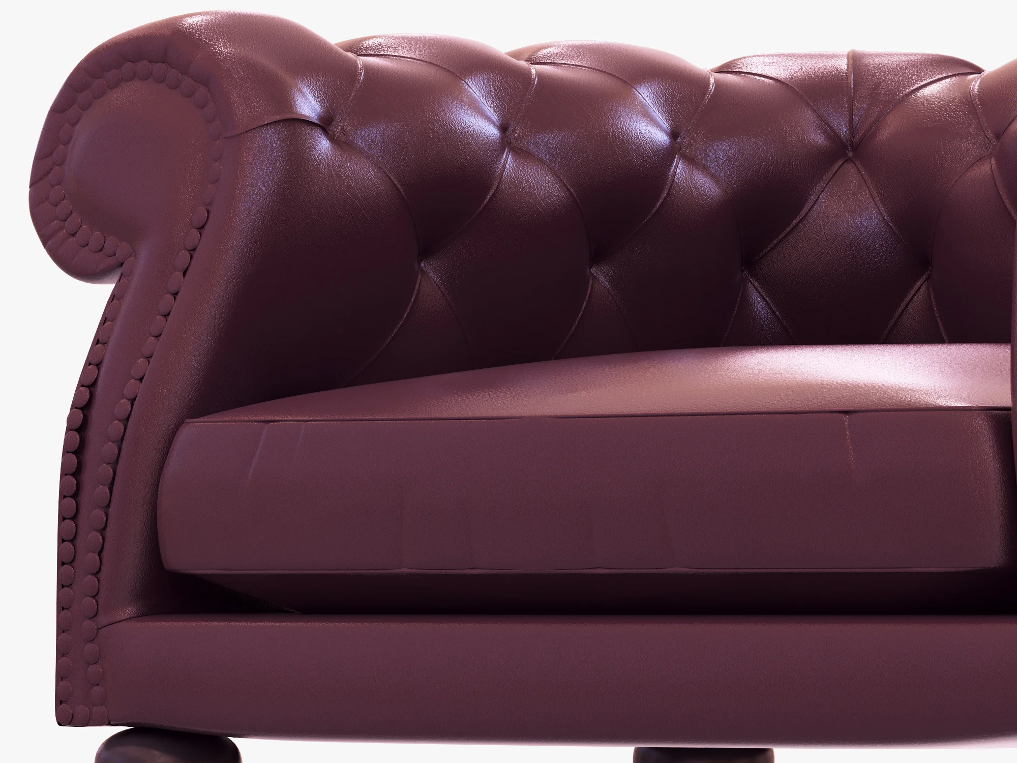 Baxter Diana Chester Armchair — 3D model preview 6