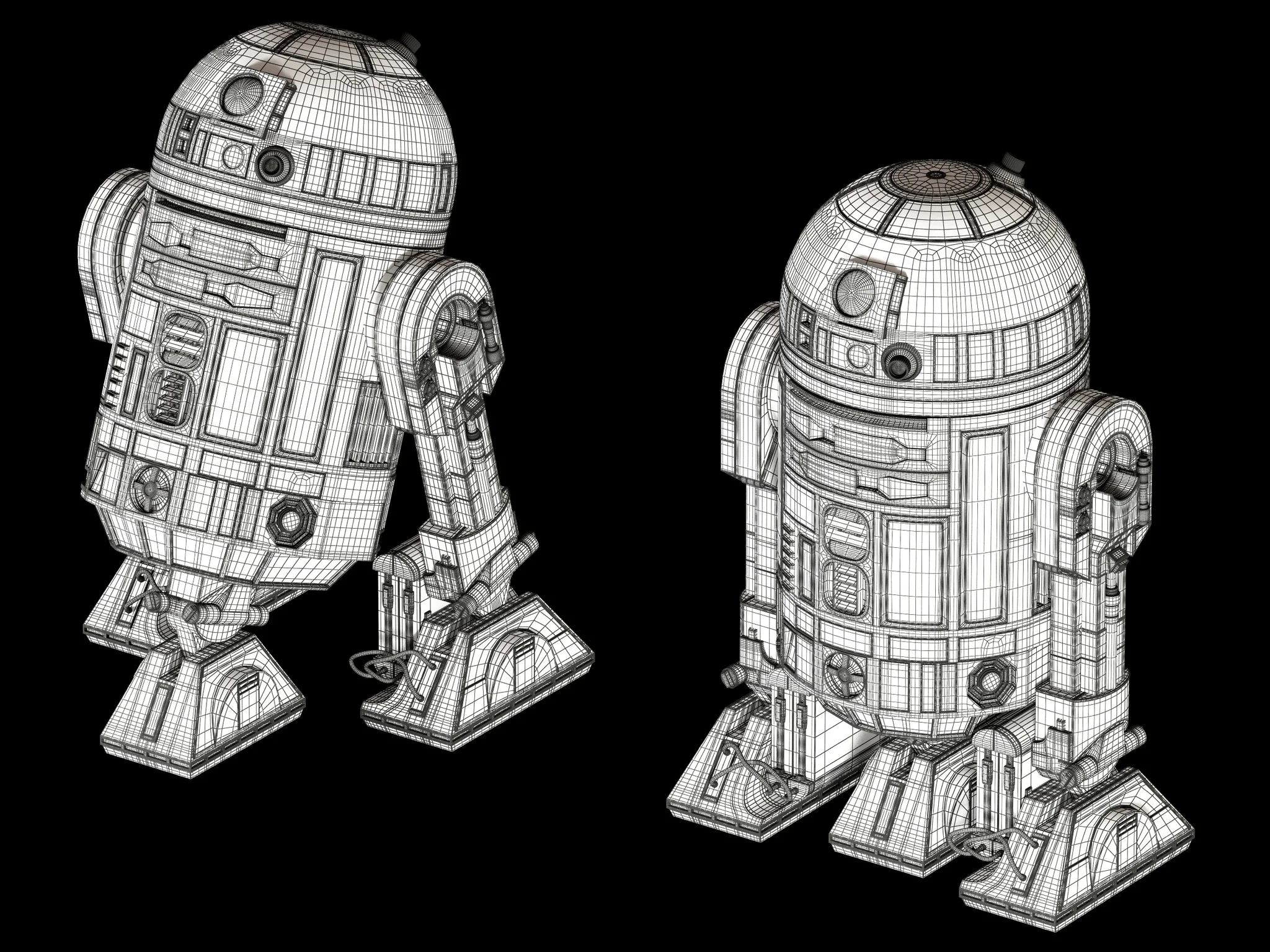 R2D2 — 3D model preview 9