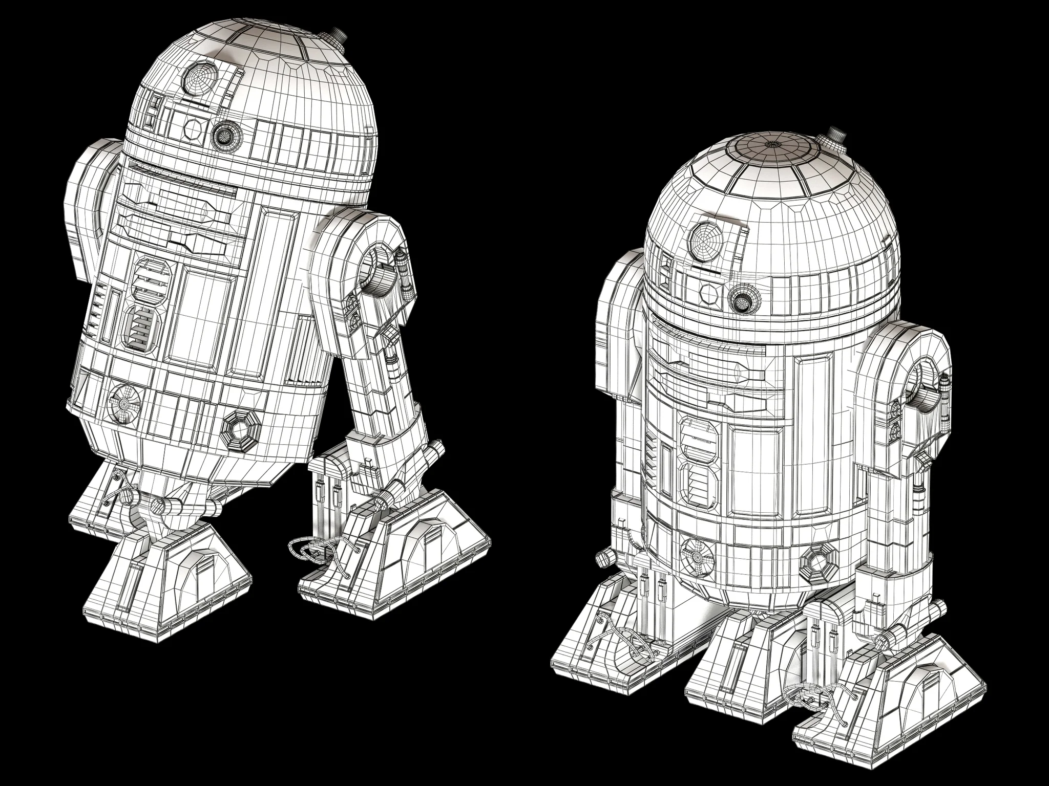 R2D2 — 3D model preview 10