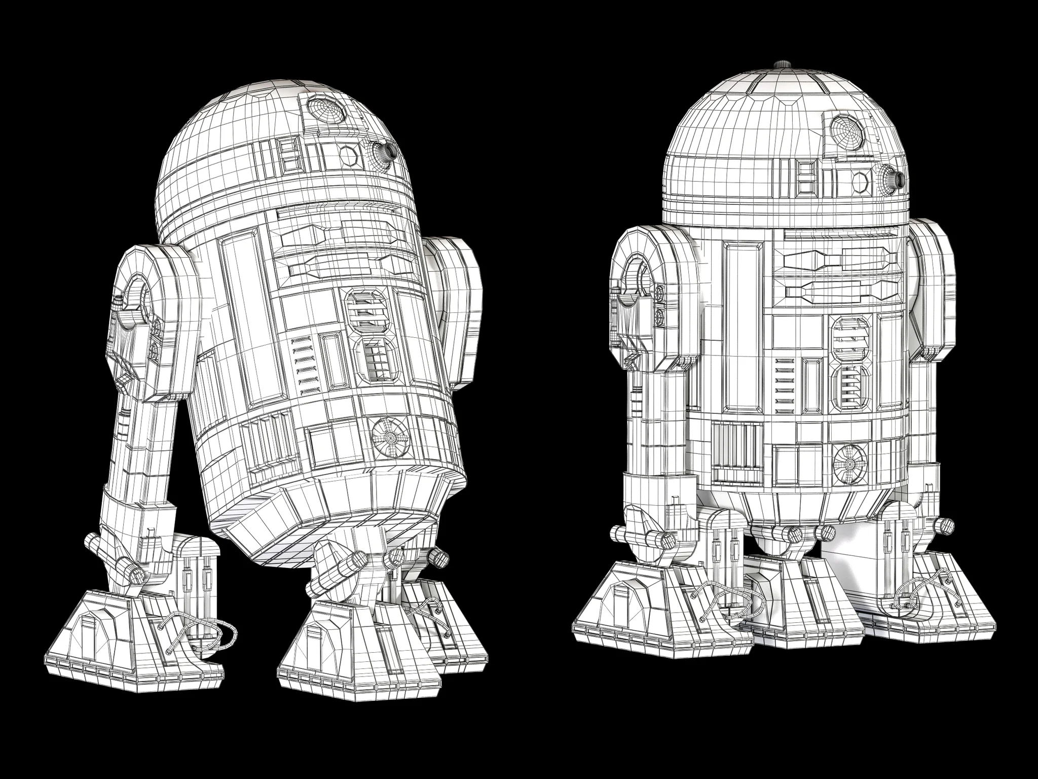R2D2 — 3D model preview 12