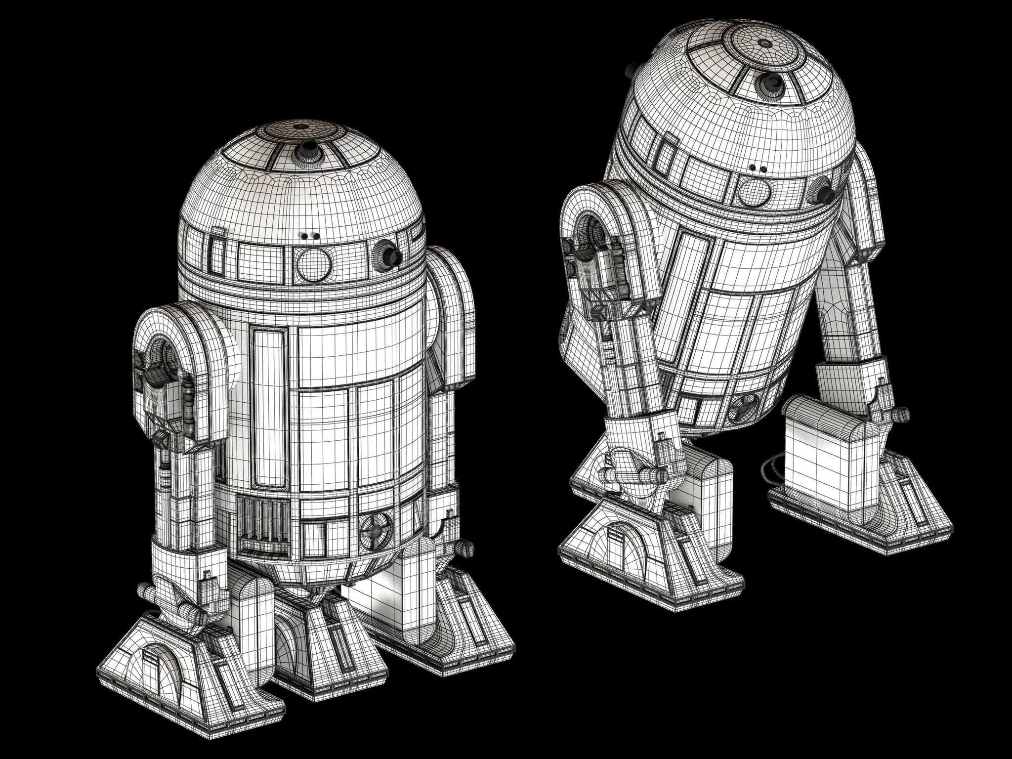 R2D2 — 3D model preview 16
