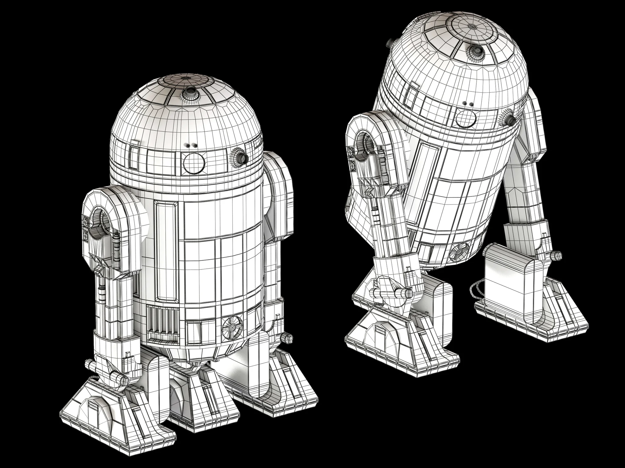 R2D2 — 3D model preview 17