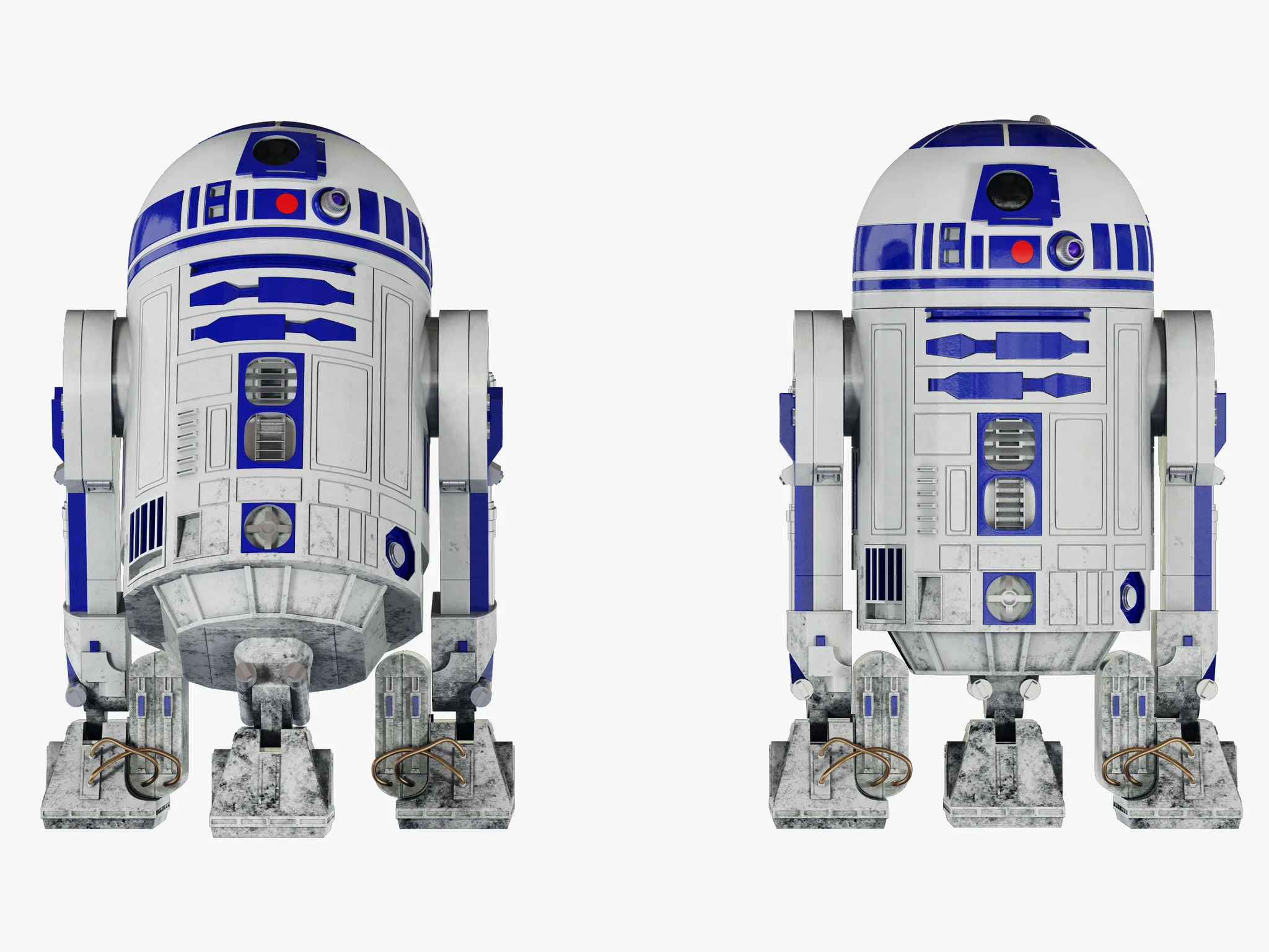 R2D2 — 3D model preview 23